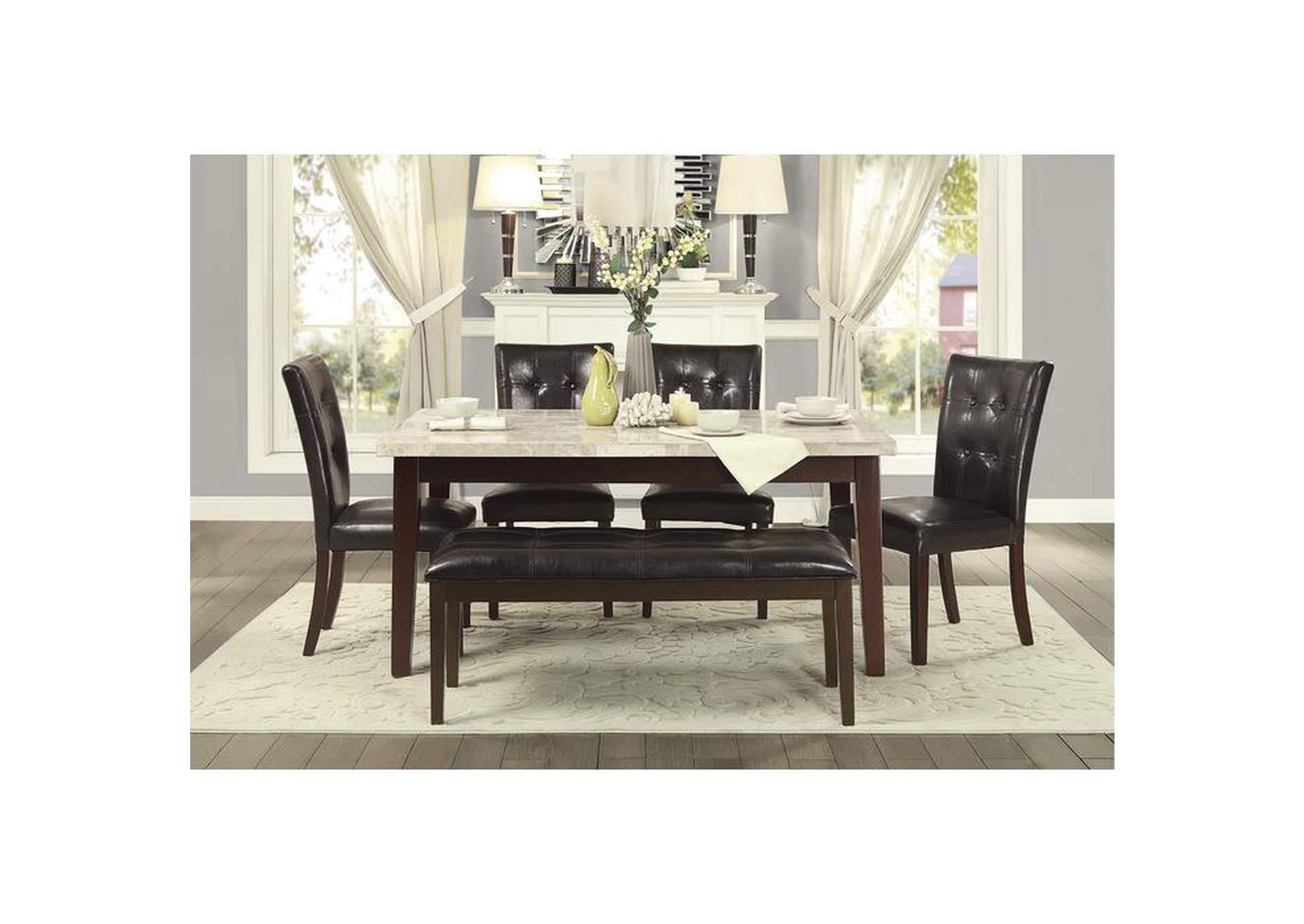 Decatur Dining Table, Marble Top image 6