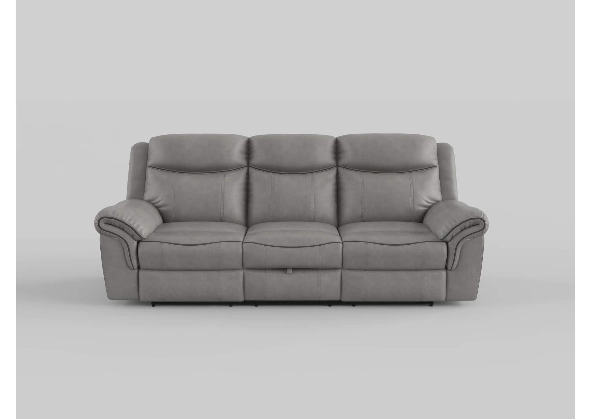 Aram Double Reclining Sofa with Center Drop-Down Cup Holders, Receptacles, Hidden Drawer and USB Ports image 15