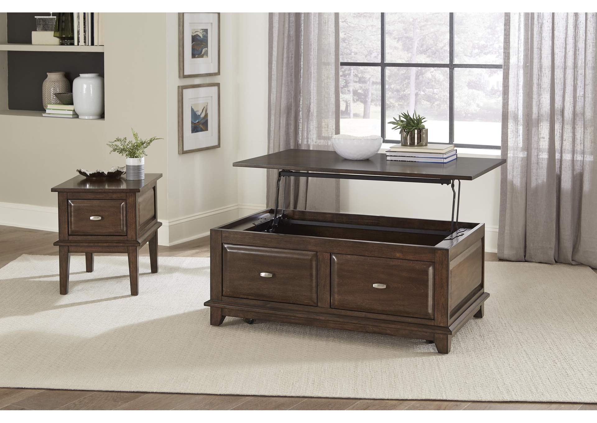 Minot Lift Top Cocktail Table image 8