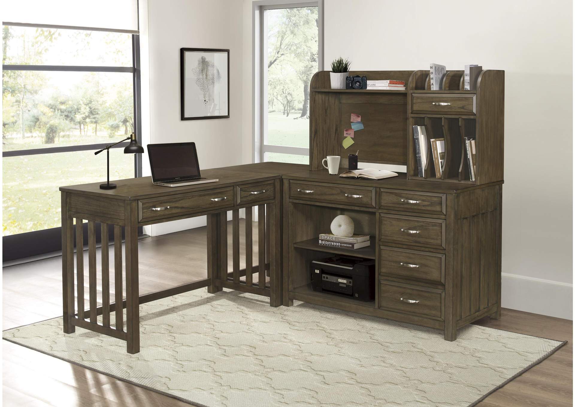 Blanche Desk with Hutch image 3