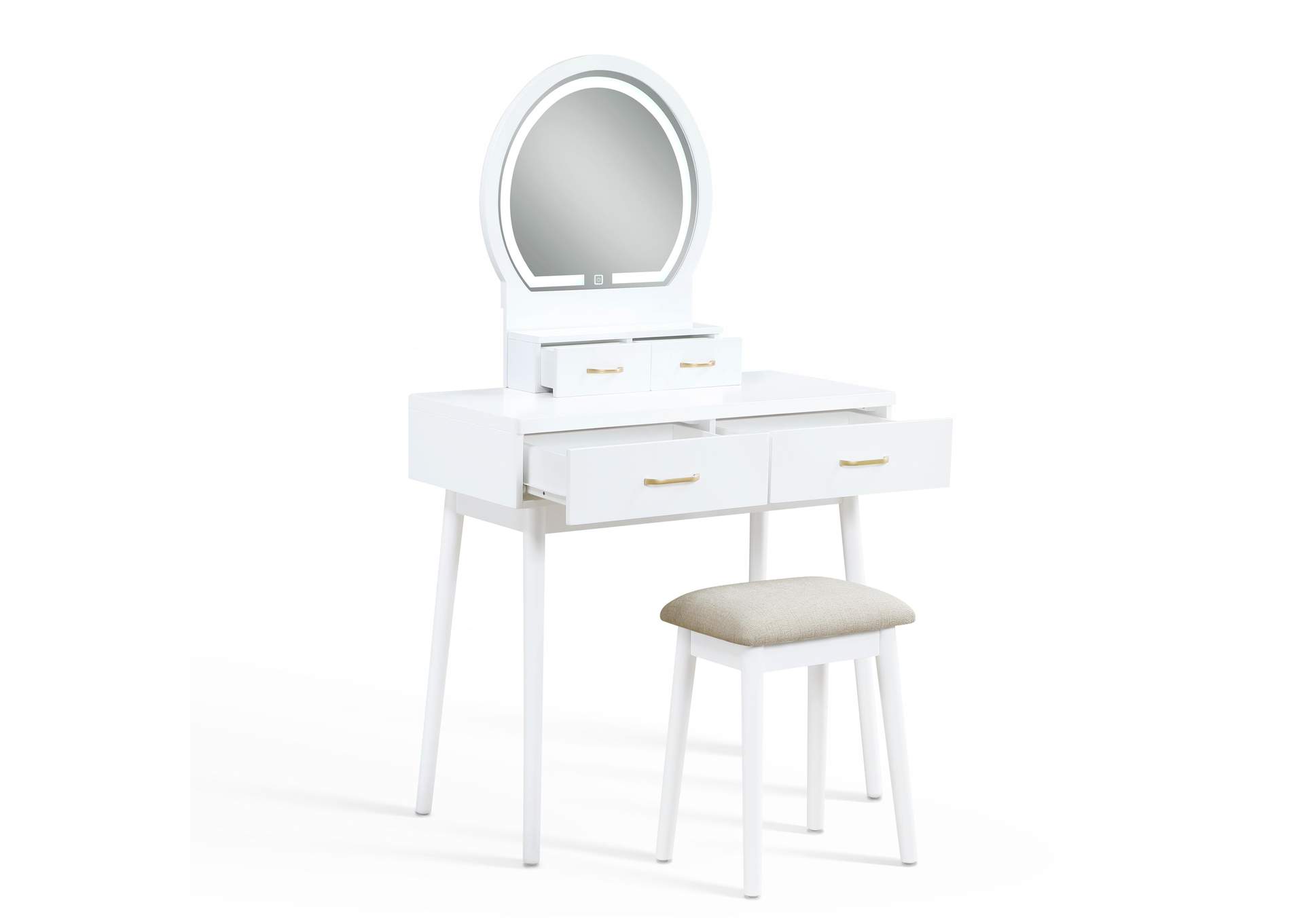 Camilla Dressing Table with Mirror image 8