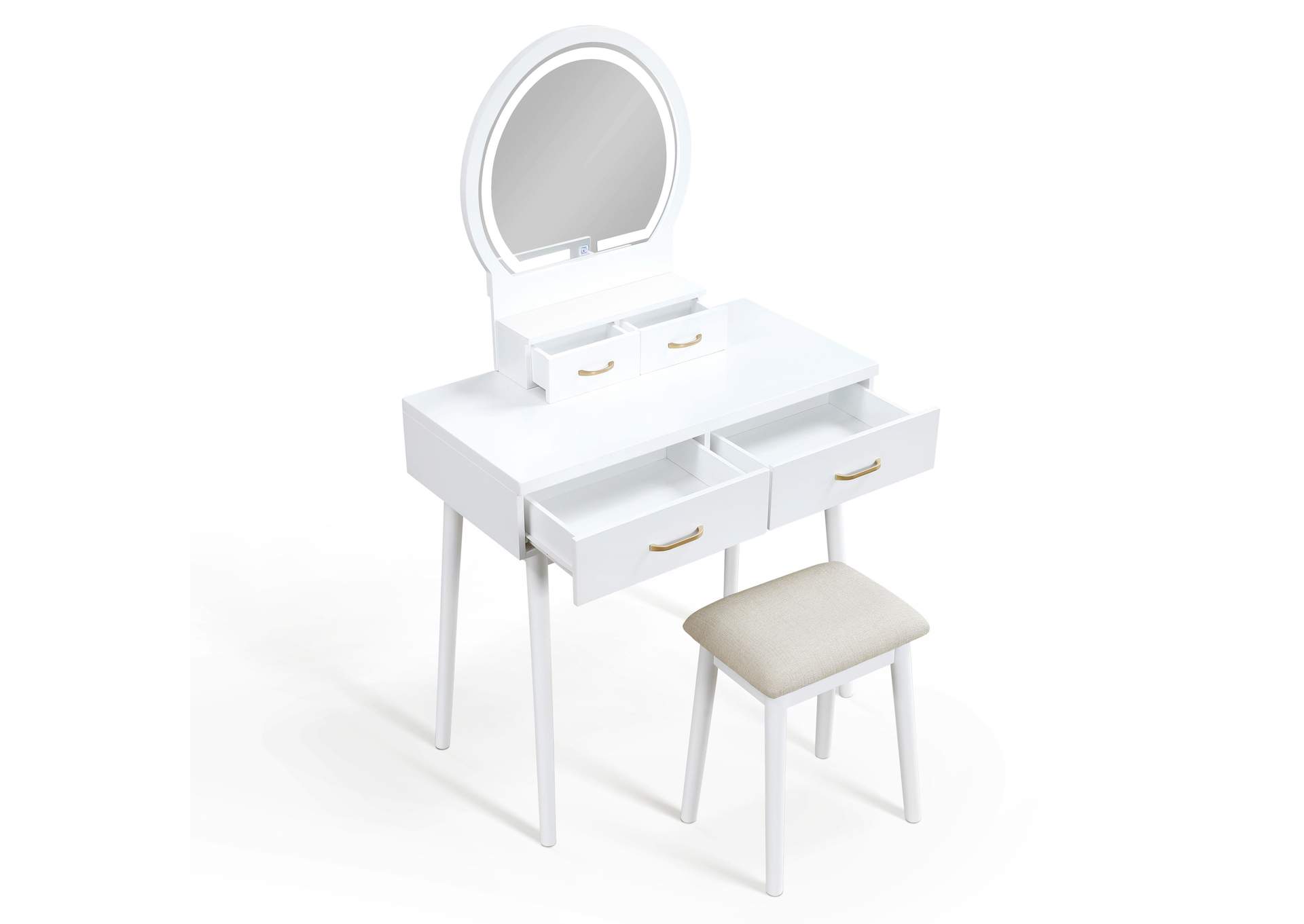 Camilla Dressing Table with Mirror image 9