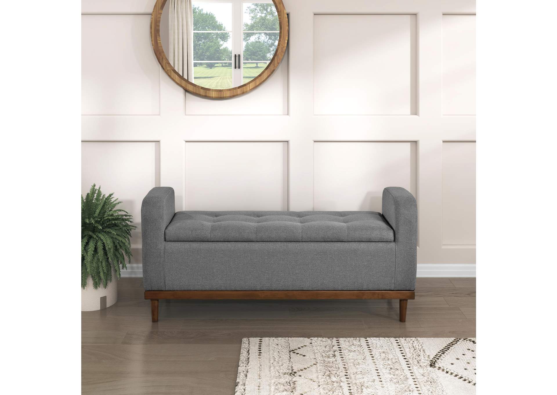 Brigitte Lift Top Storage Bench image 6
