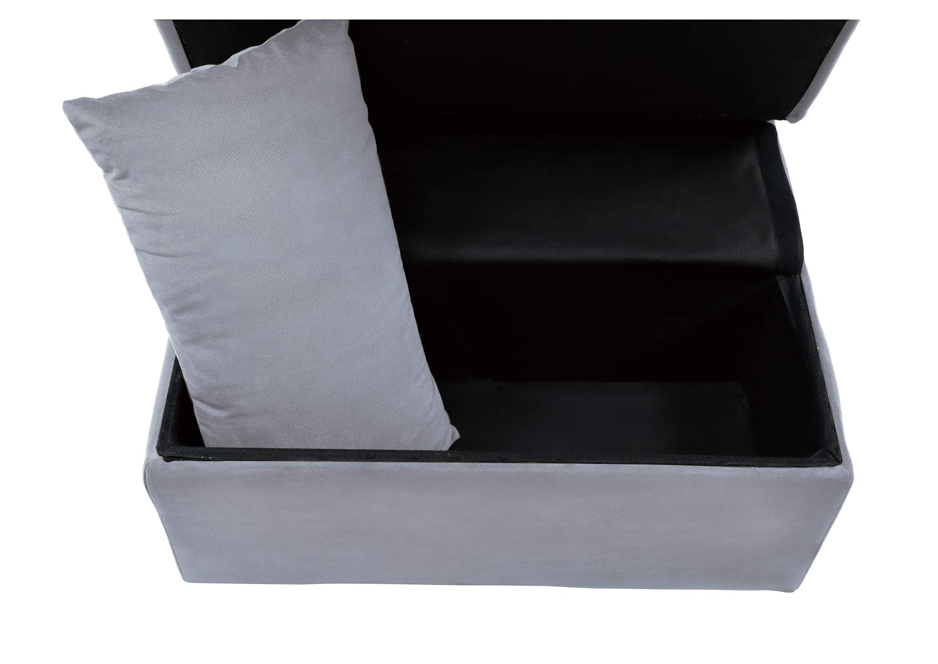 Garrell Lift Top Storage Bench with Pull-out Bed image 3