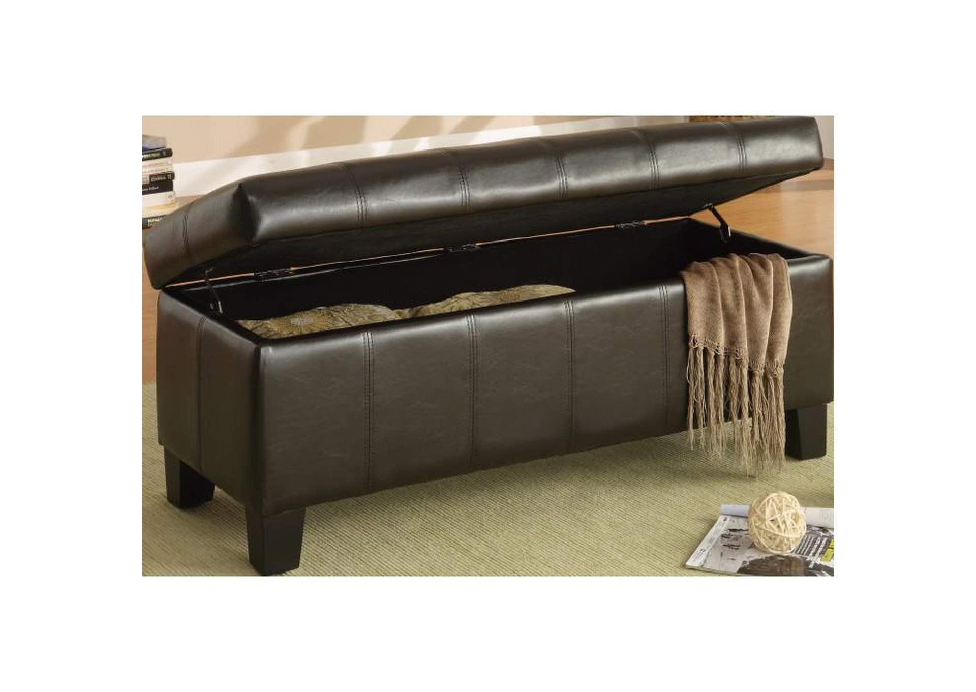 Clair Lift Top Storage Bench image 3