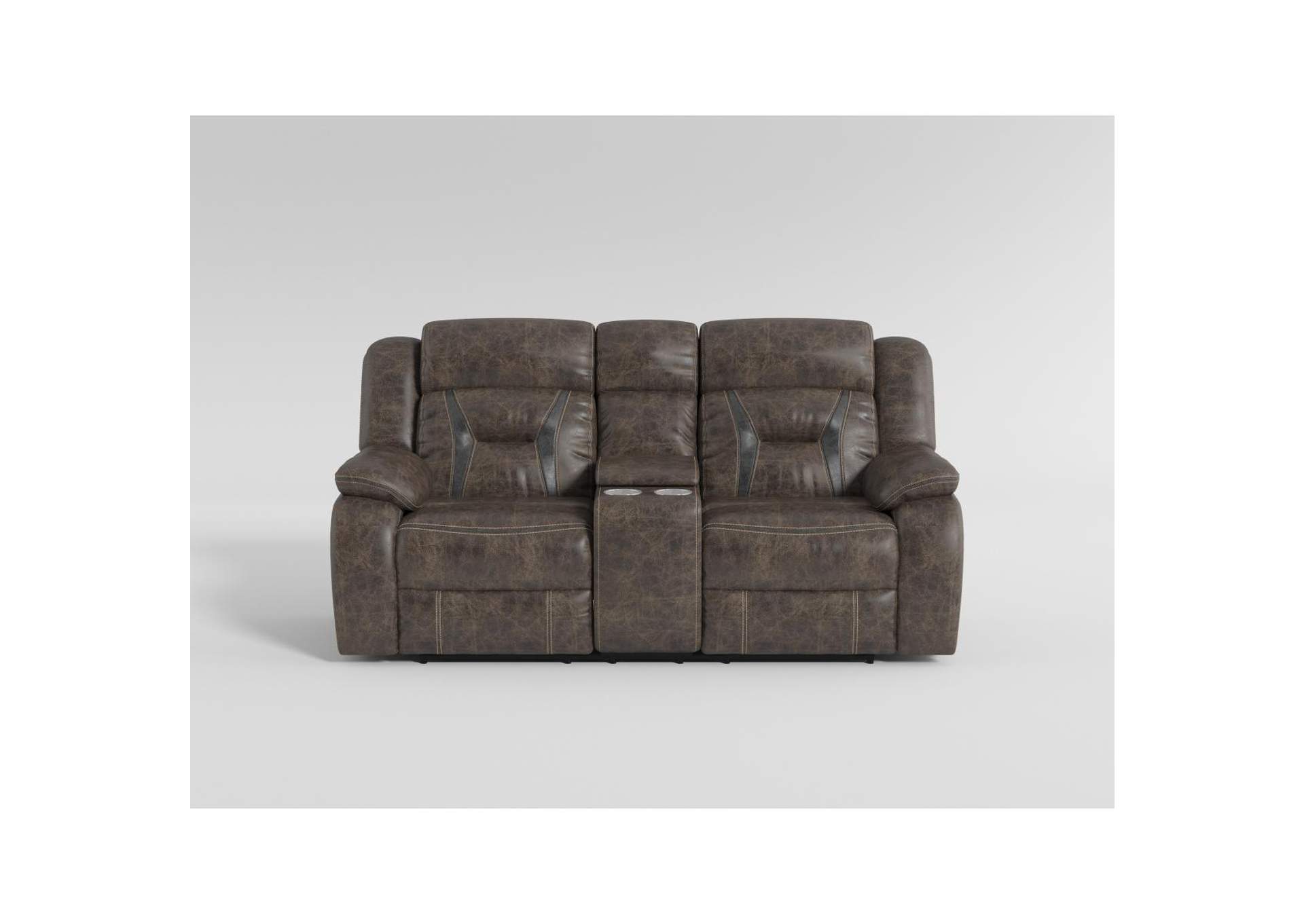 Madrona Hill Double Reclining Love Seat with Center Console image 9