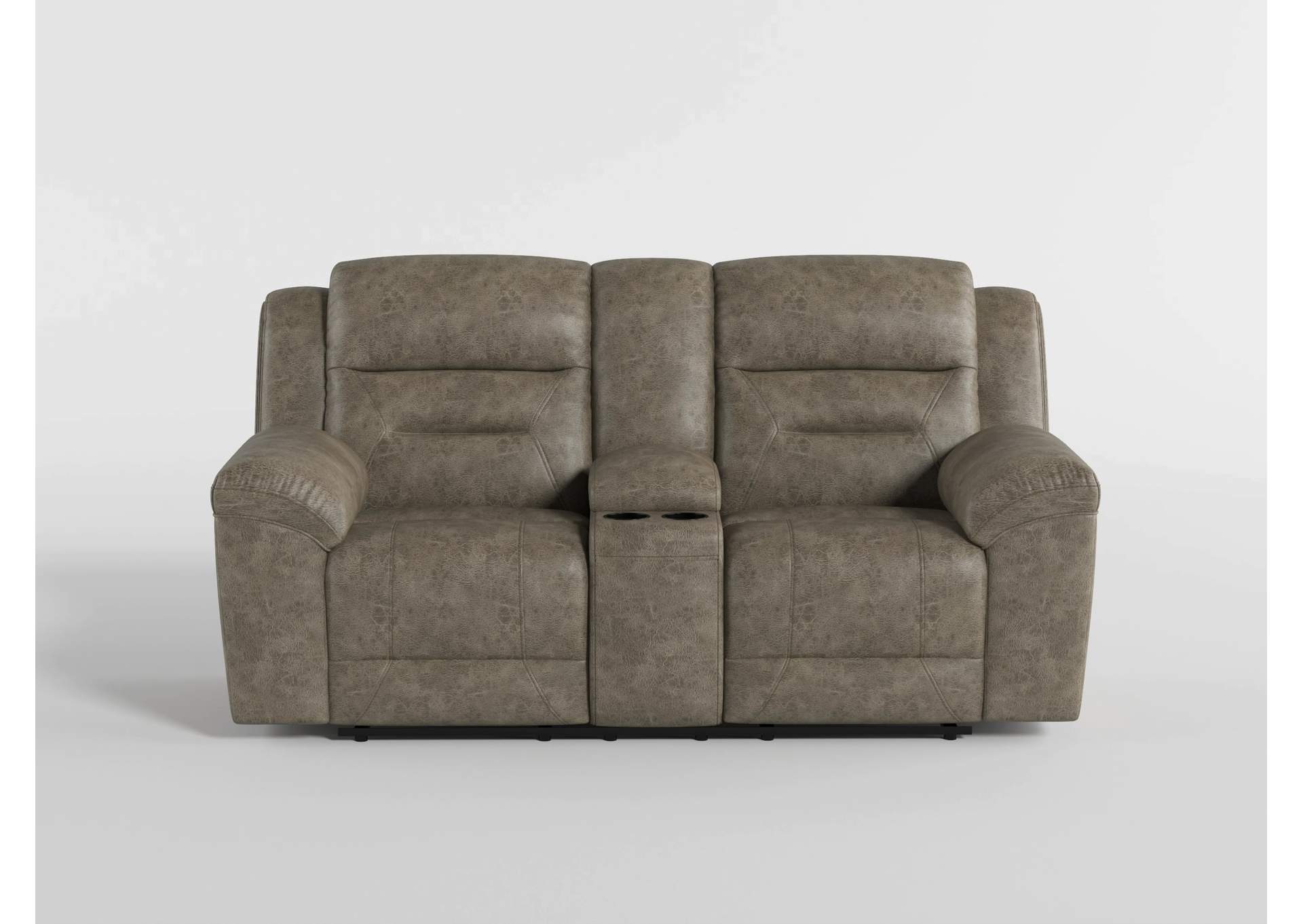 Hazen Double Reclining Love Seat with Center Console image 1