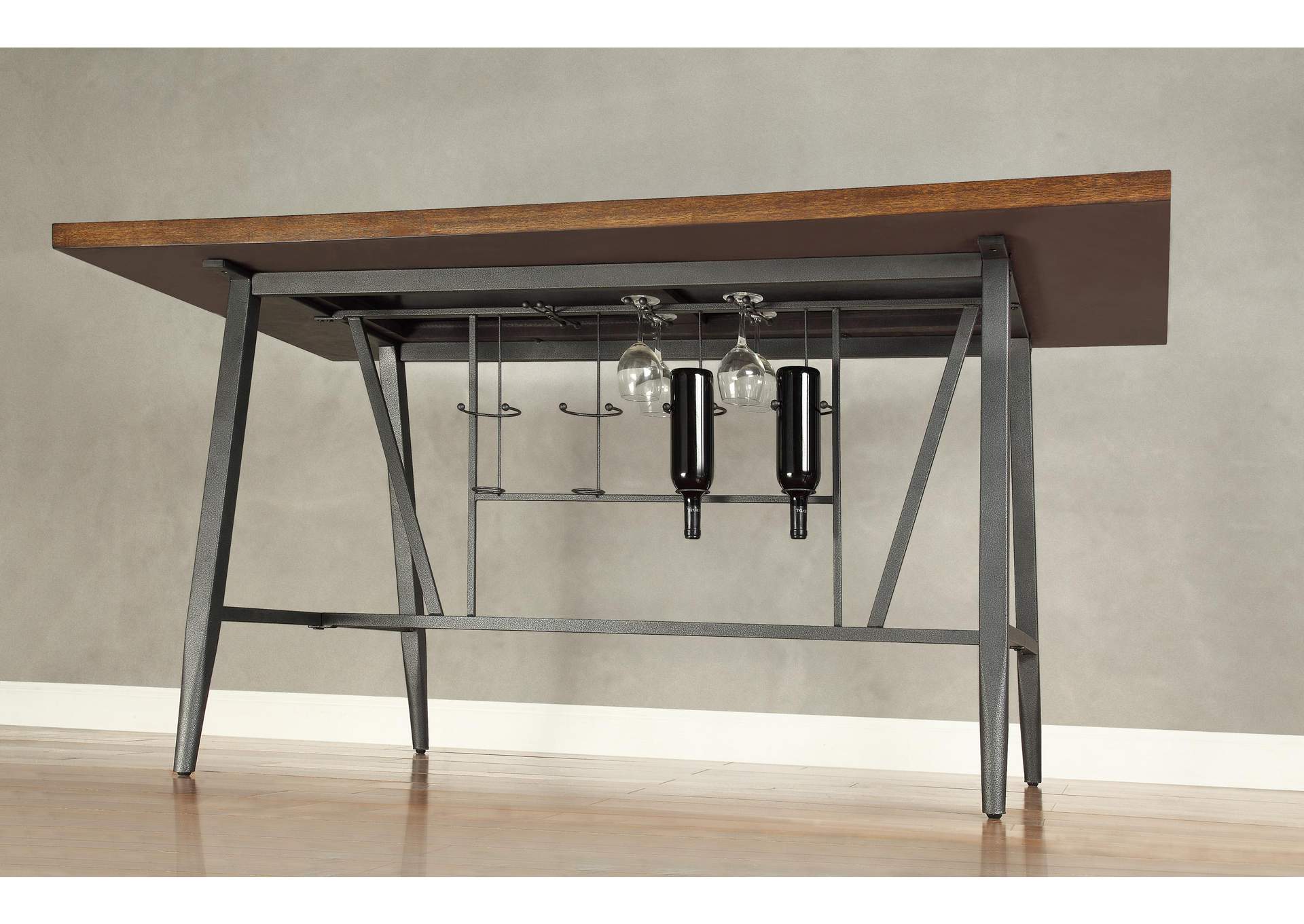 Selbyville Counter Height Table, Glass Insert image 4