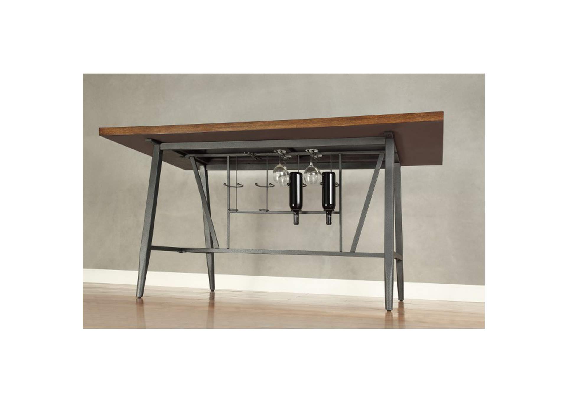 Selbyville Counter Height Table, Glass Insert image 3