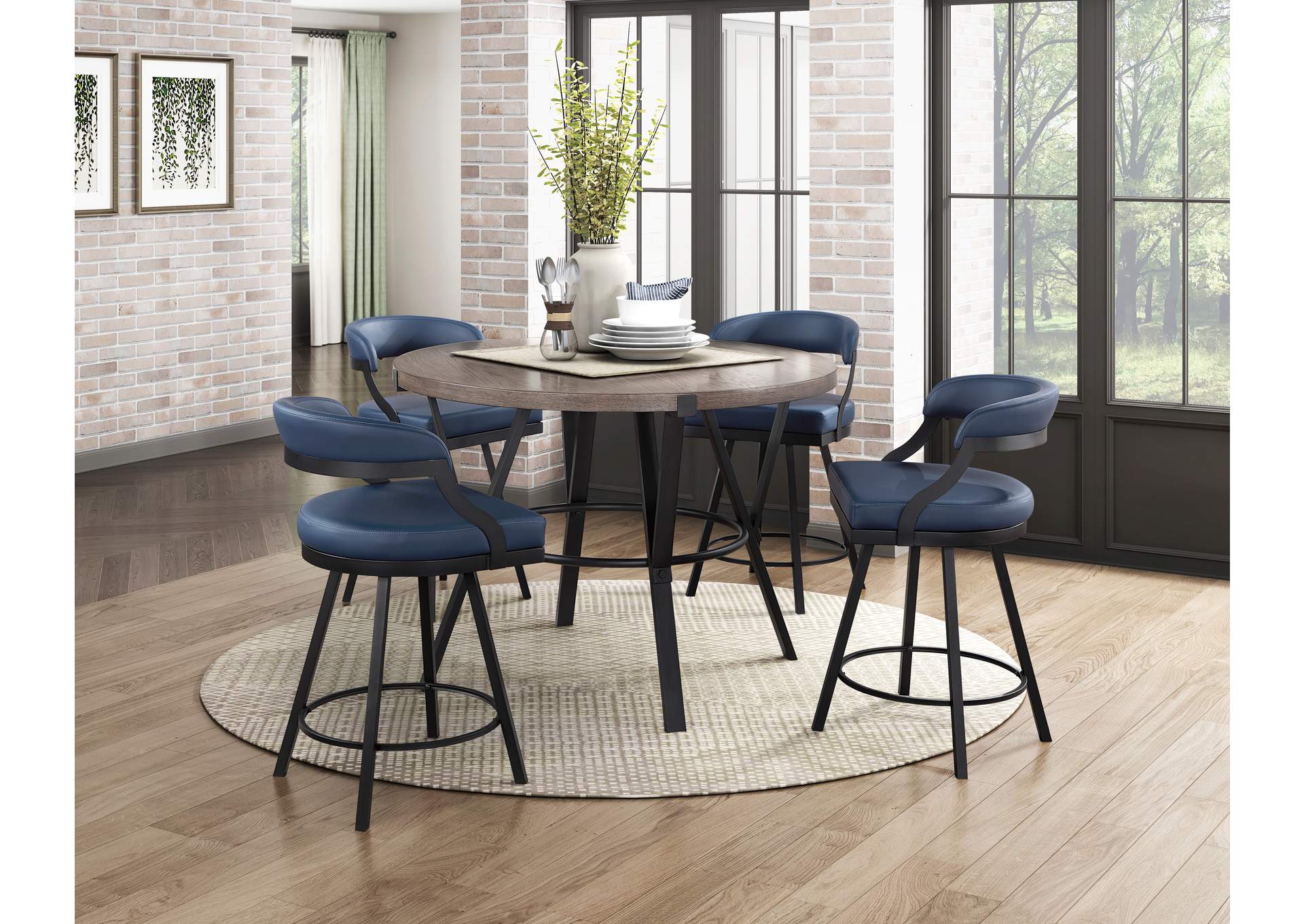 Crowley Swivel Counter Height Chair image 3