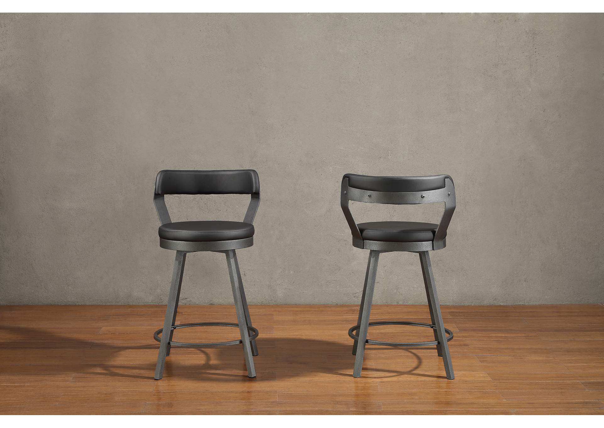 Appert Swivel Counter Height Chair, Black image 6