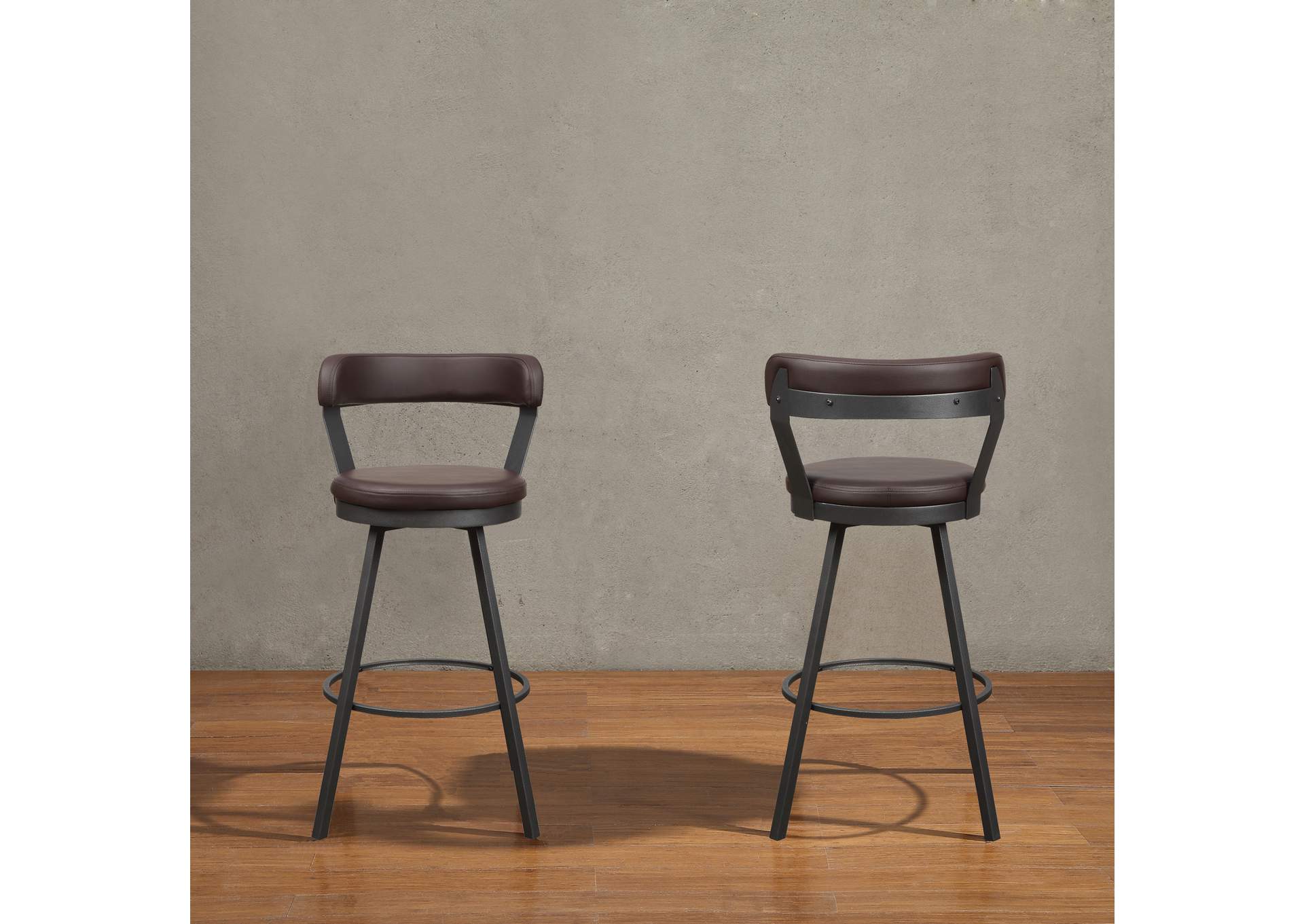 Appert Swivel Pub Height Chair, Brown image 5