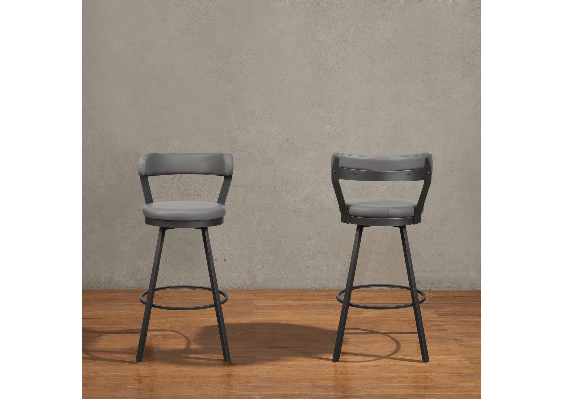 Appert Swivel Pub Height Chair, Gray image 5