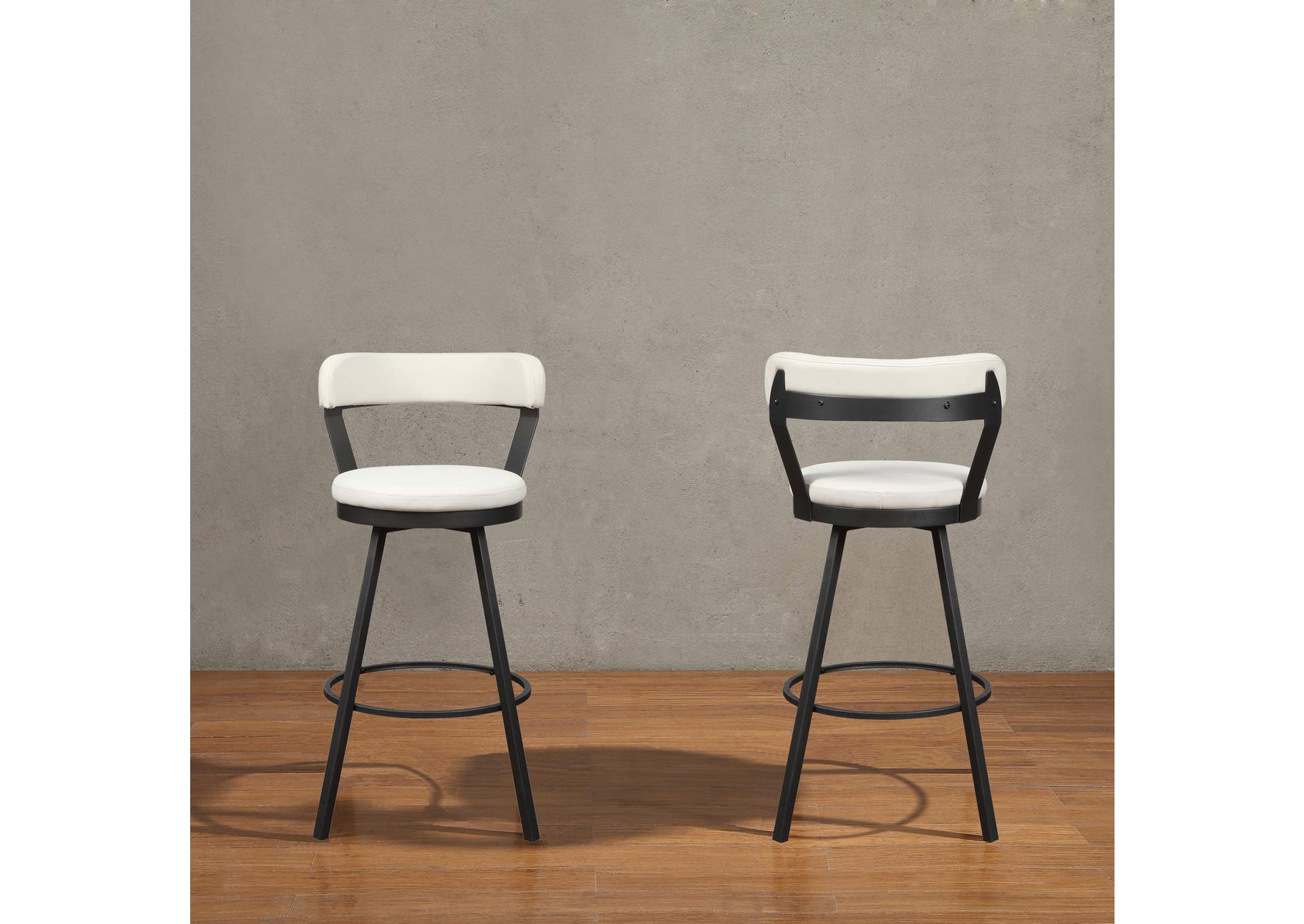 Appert Swivel Pub Height Chair, White image 5