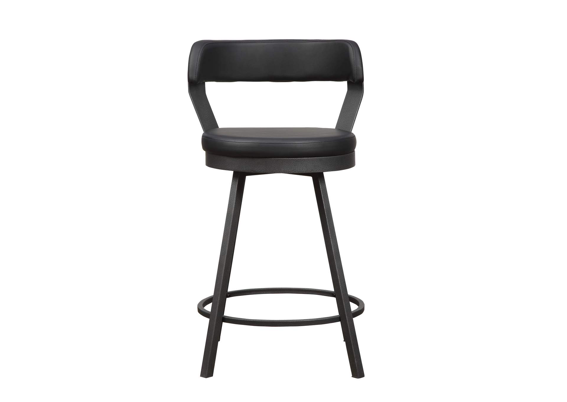 Appert Swivel Counter Height Chair, Black image 3