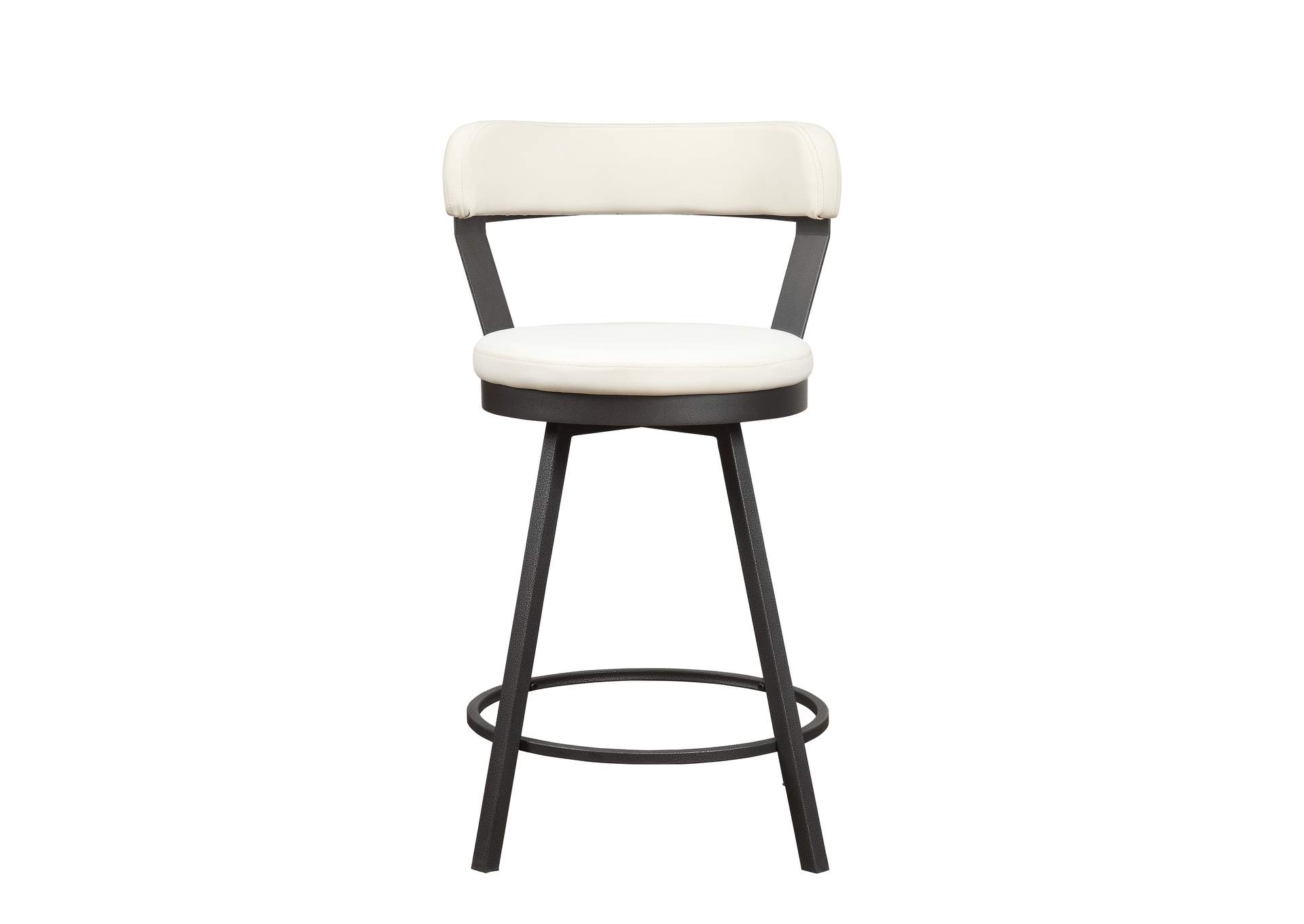 Appert Swivel Counter Height Chair, White image 1