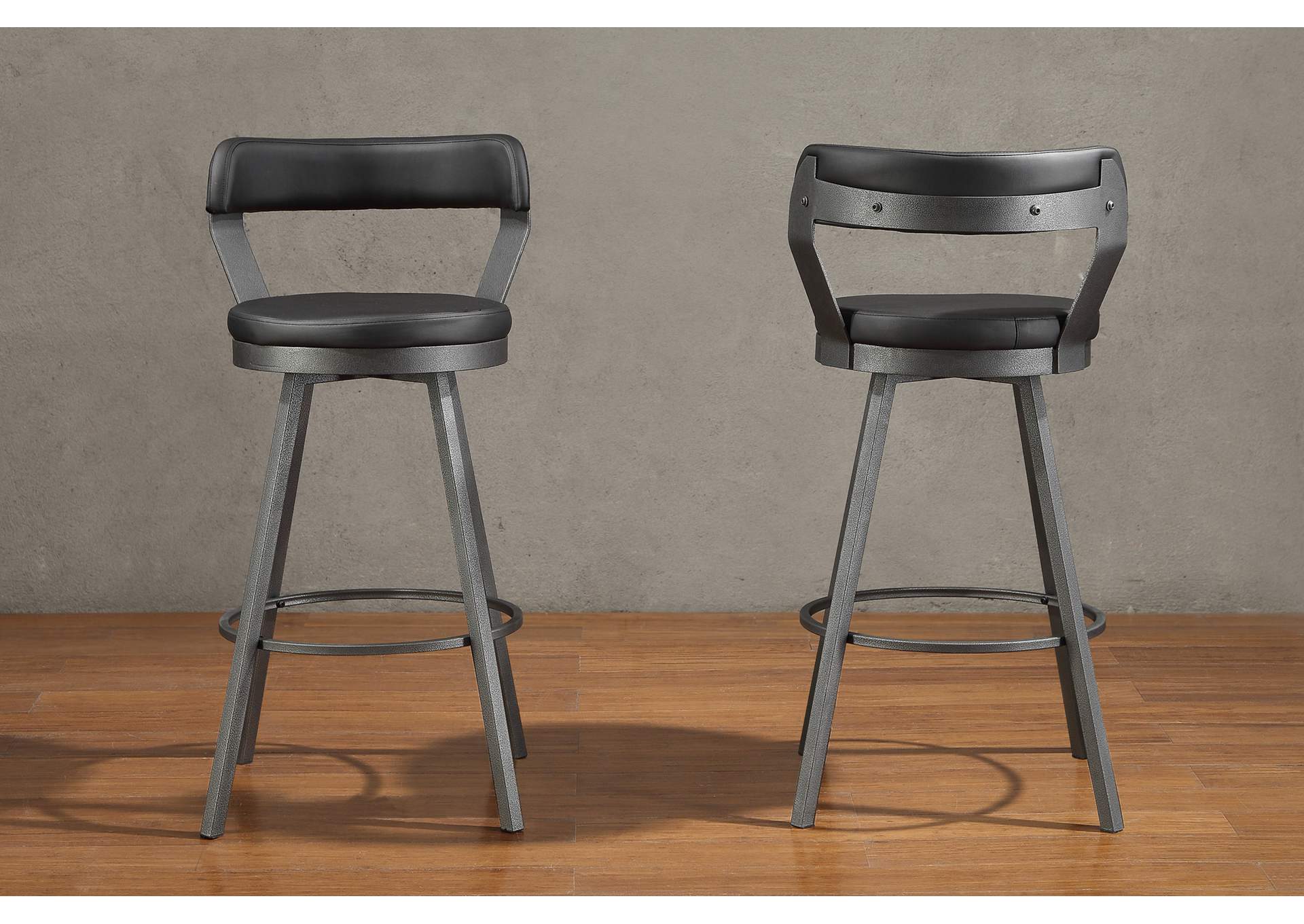 Appert Swivel Pub Height Chair, Black image 5