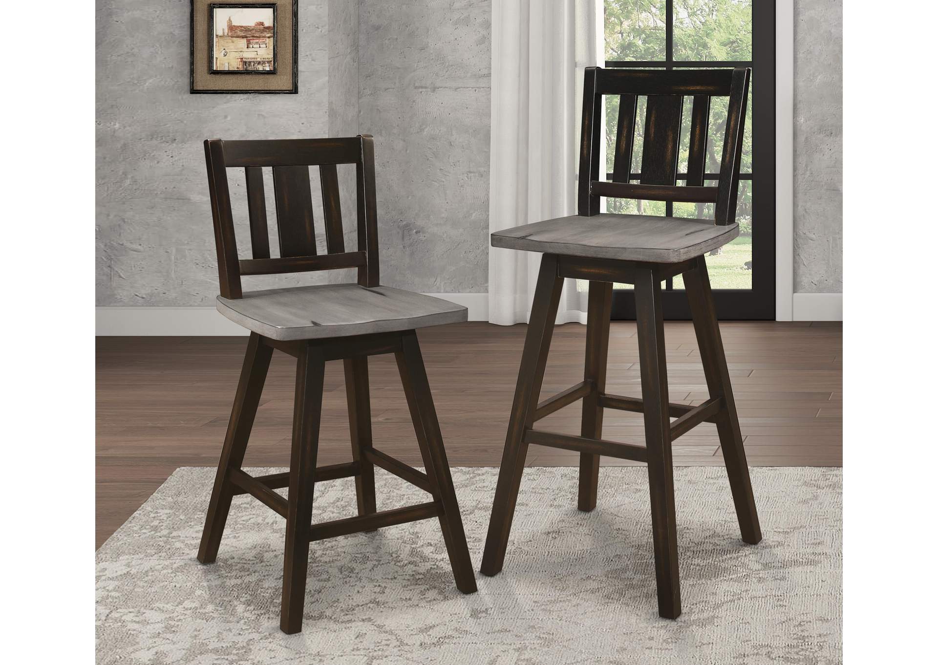 Amsonia Swivel Counter Height Chair image 10