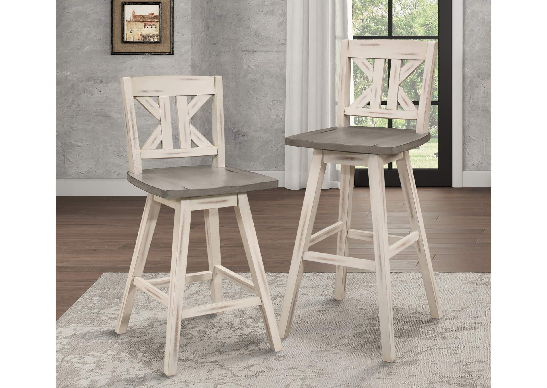 Amsonia Swivel Pub Height Chair image 6