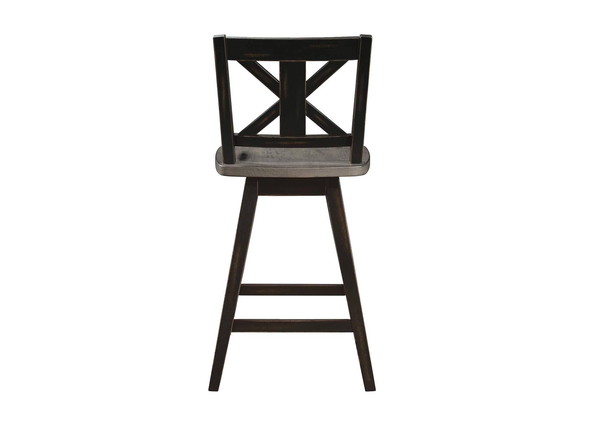 Amsonia Swivel Counter Height Chair, Black image 7