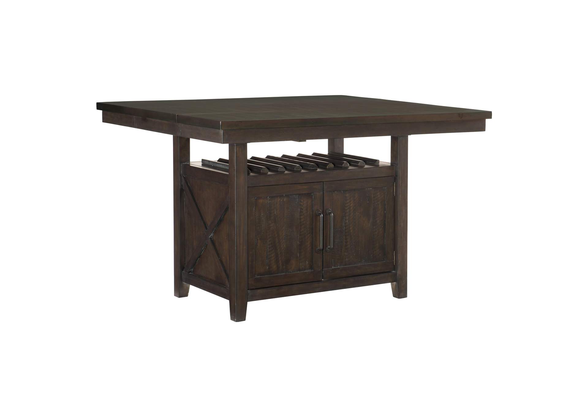Oxton Counter Height Table with Storage Base image 3