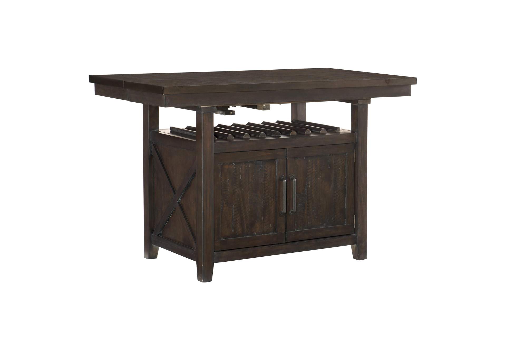 Oxton Counter Height Table with Storage Base image 4