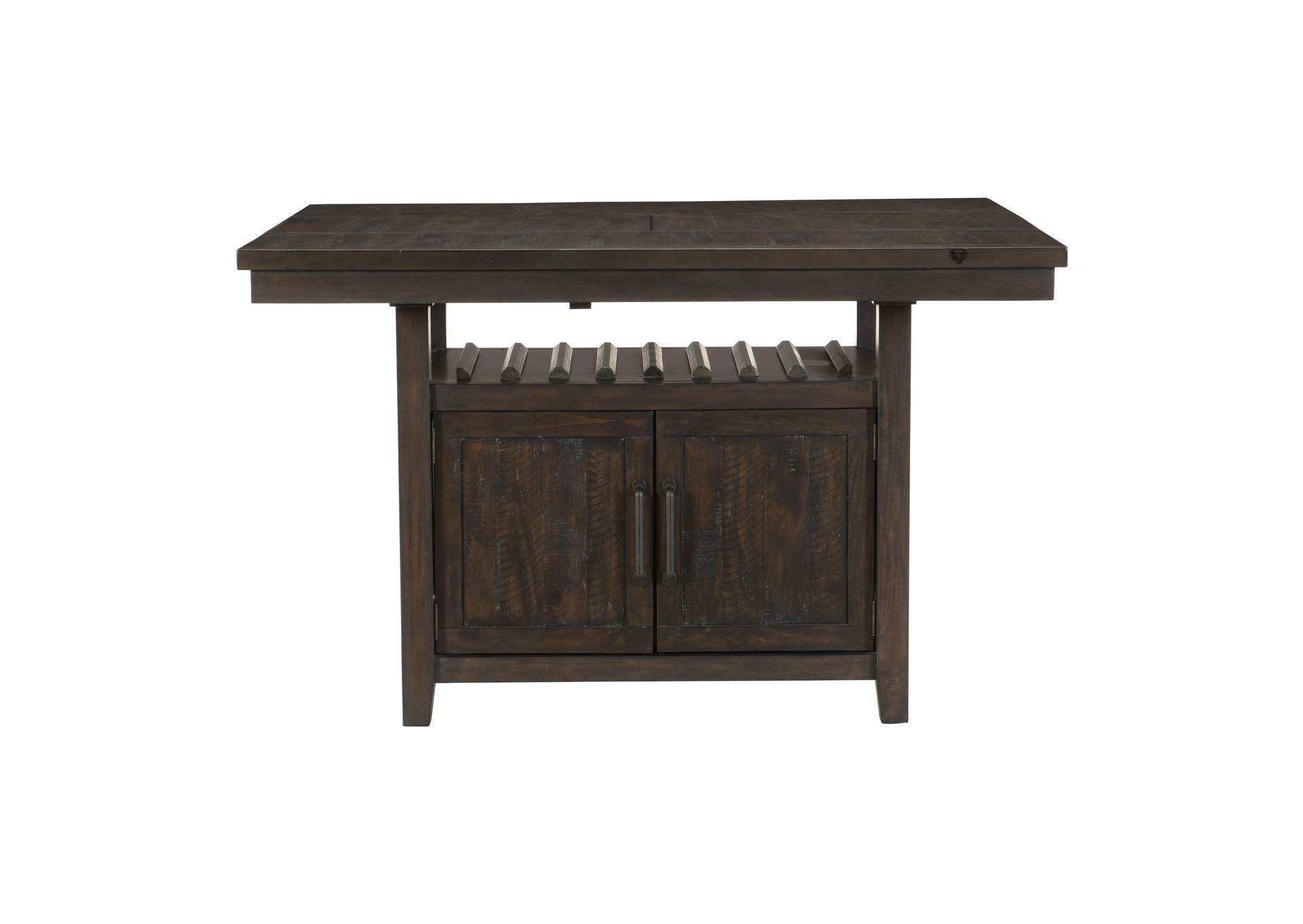 Oxton Counter Height Table with Storage Base image 1