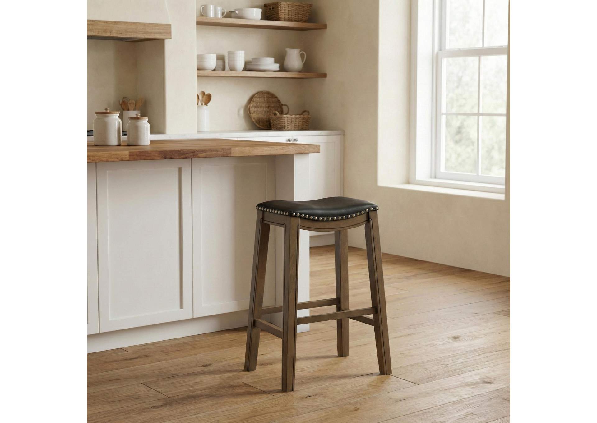 Ordway 29 Pub Height Stool, Black image 11