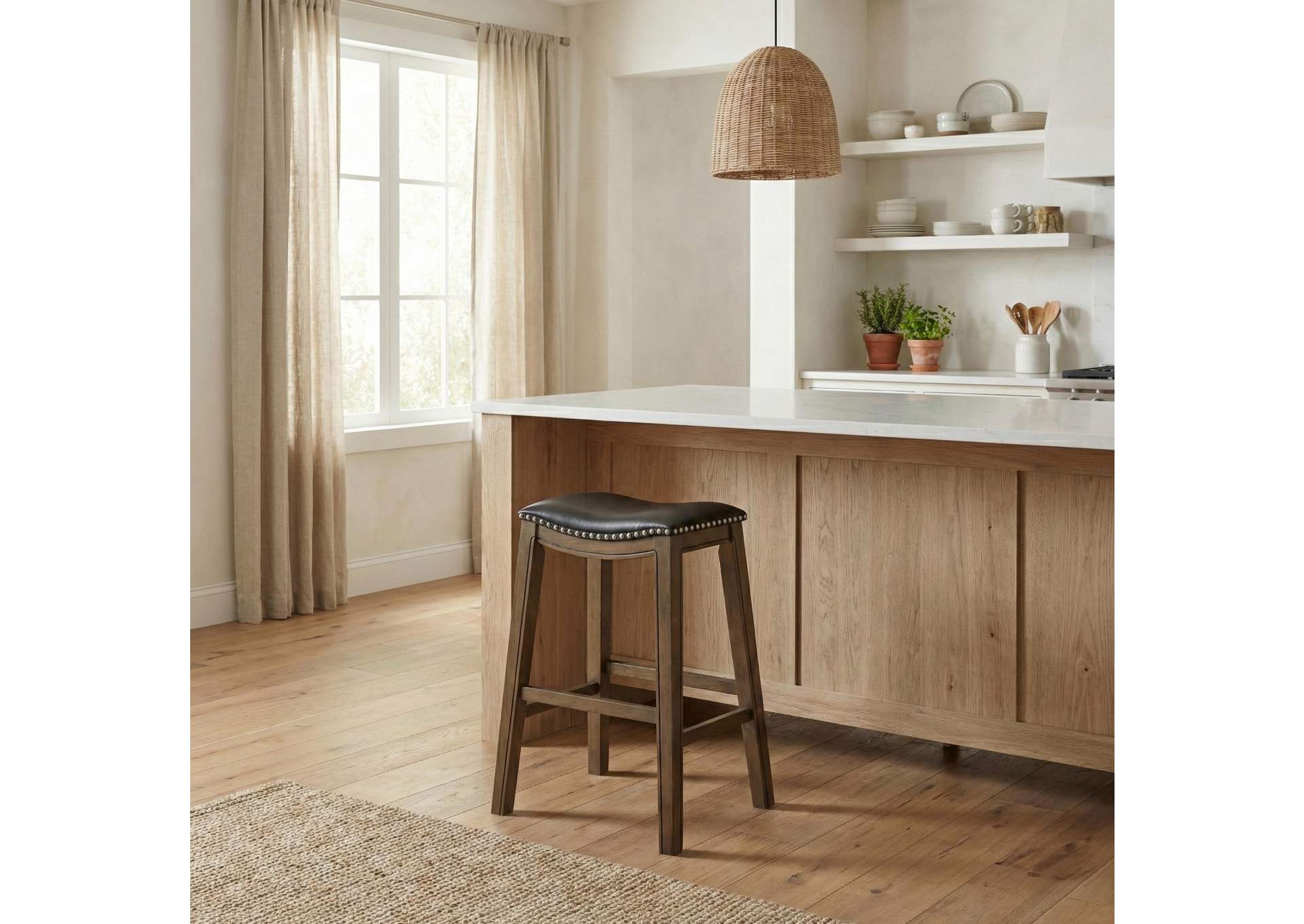 Ordway 29 Pub Height Stool, Black image 12
