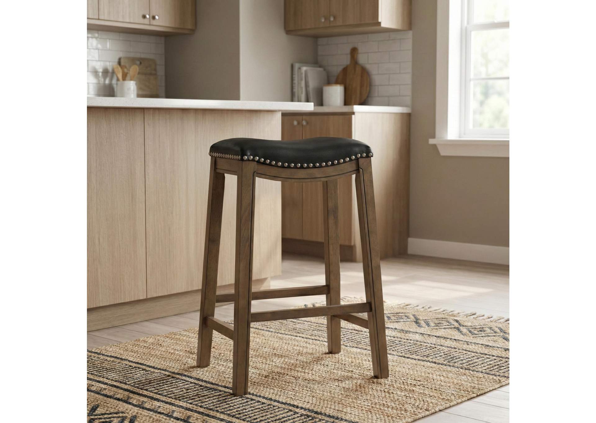 Ordway 29 Pub Height Stool, Black image 9