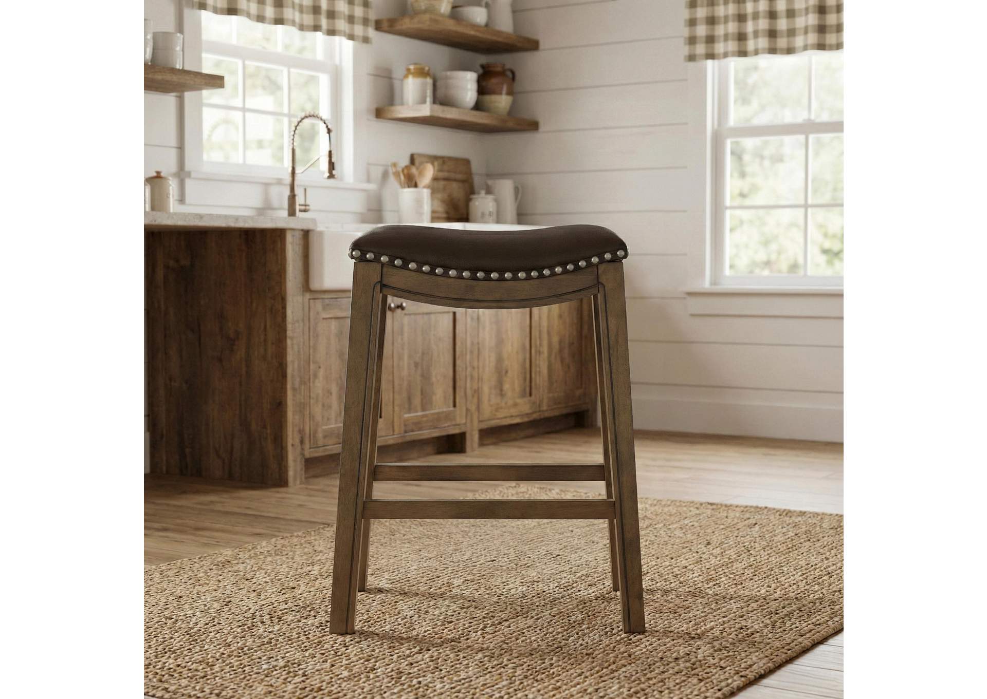 Ordway 24 Counter Height Stool, Brown image 9