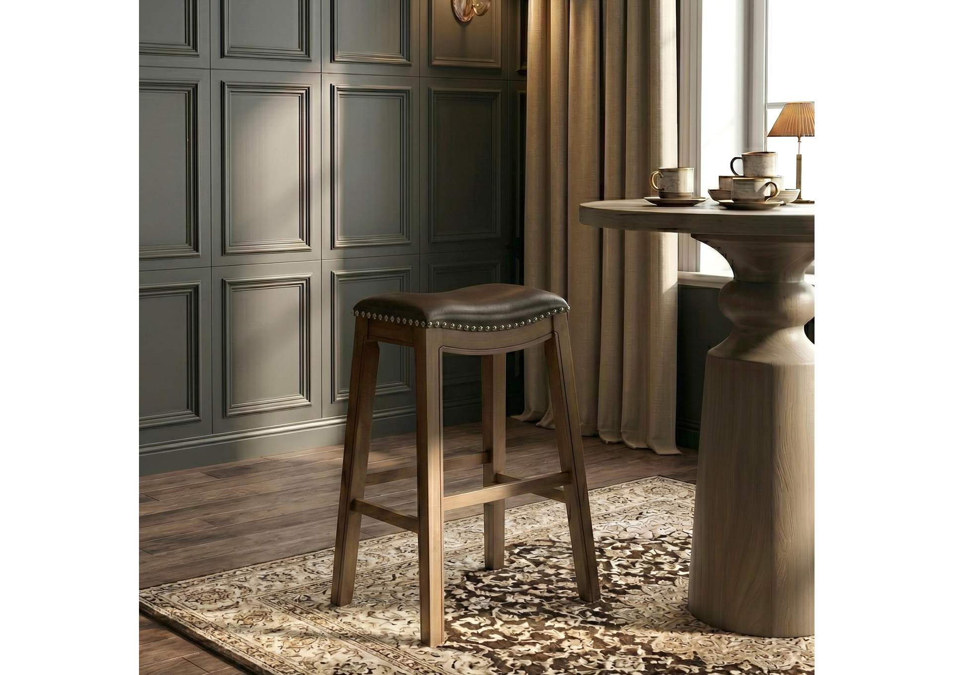 Ordway 29 Pub Height Stool, Brown image 9