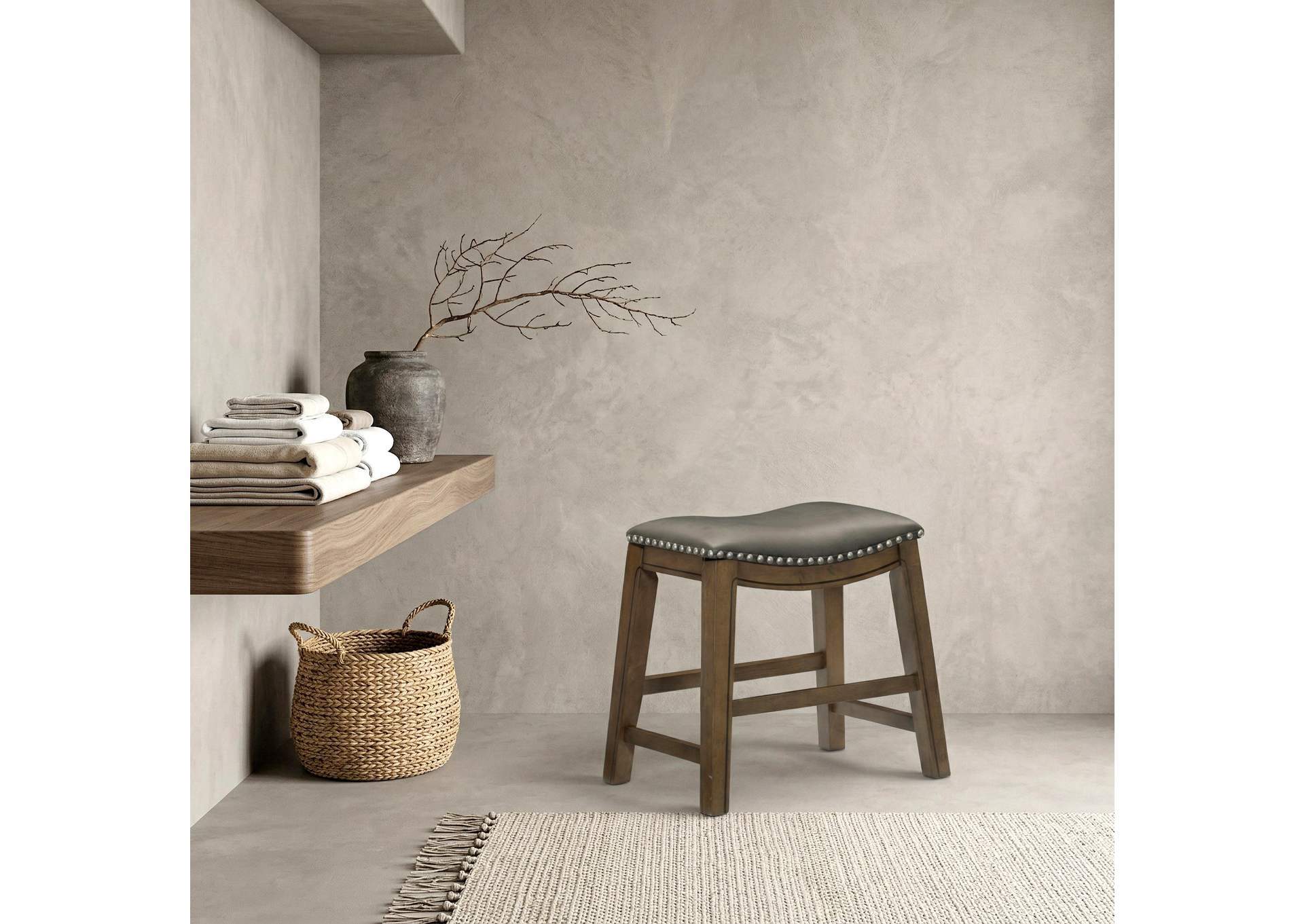 Ordway 18 Dining Stool, Gray image 10