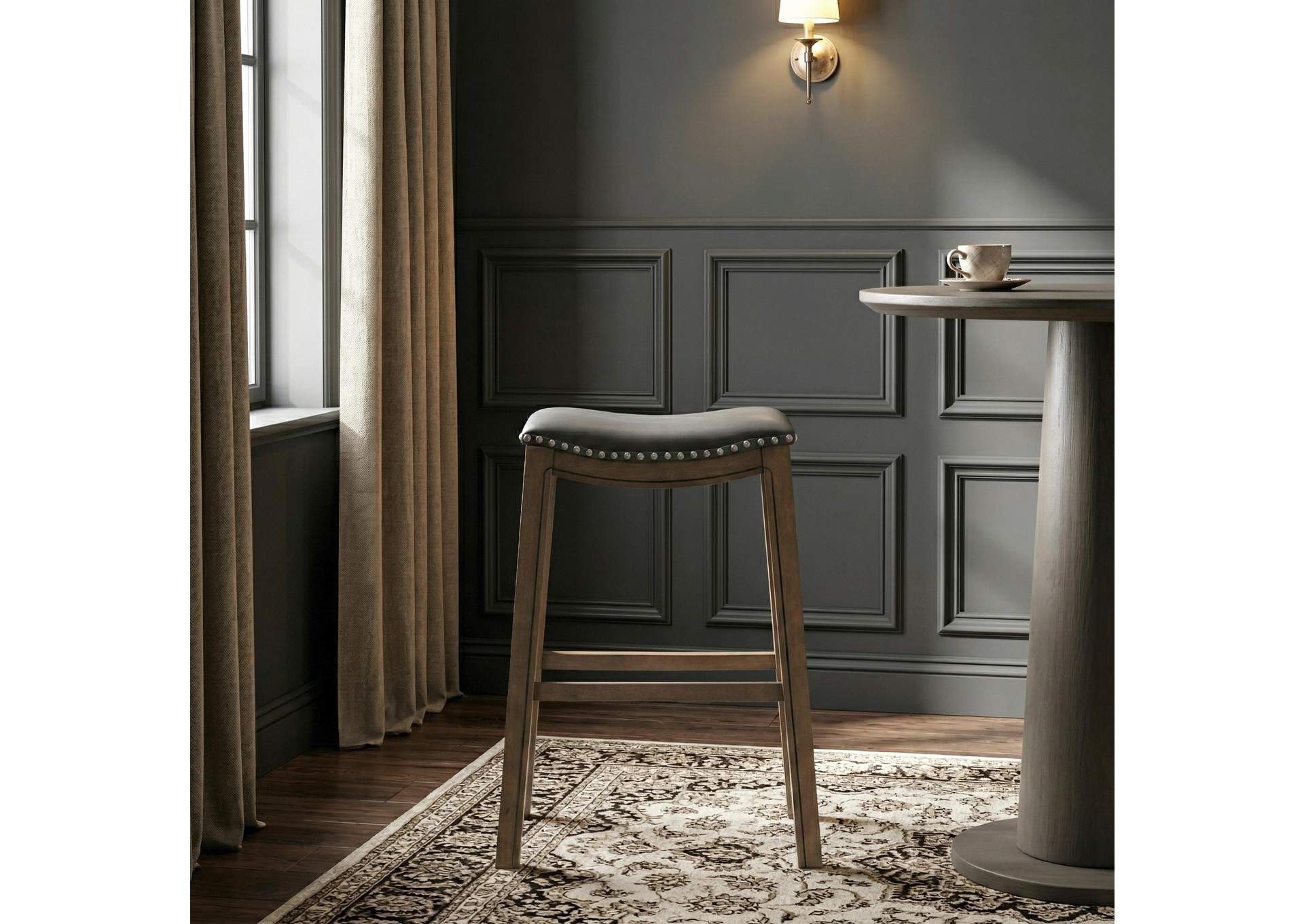Ordway 29 Pub Height Stool, Gray image 10