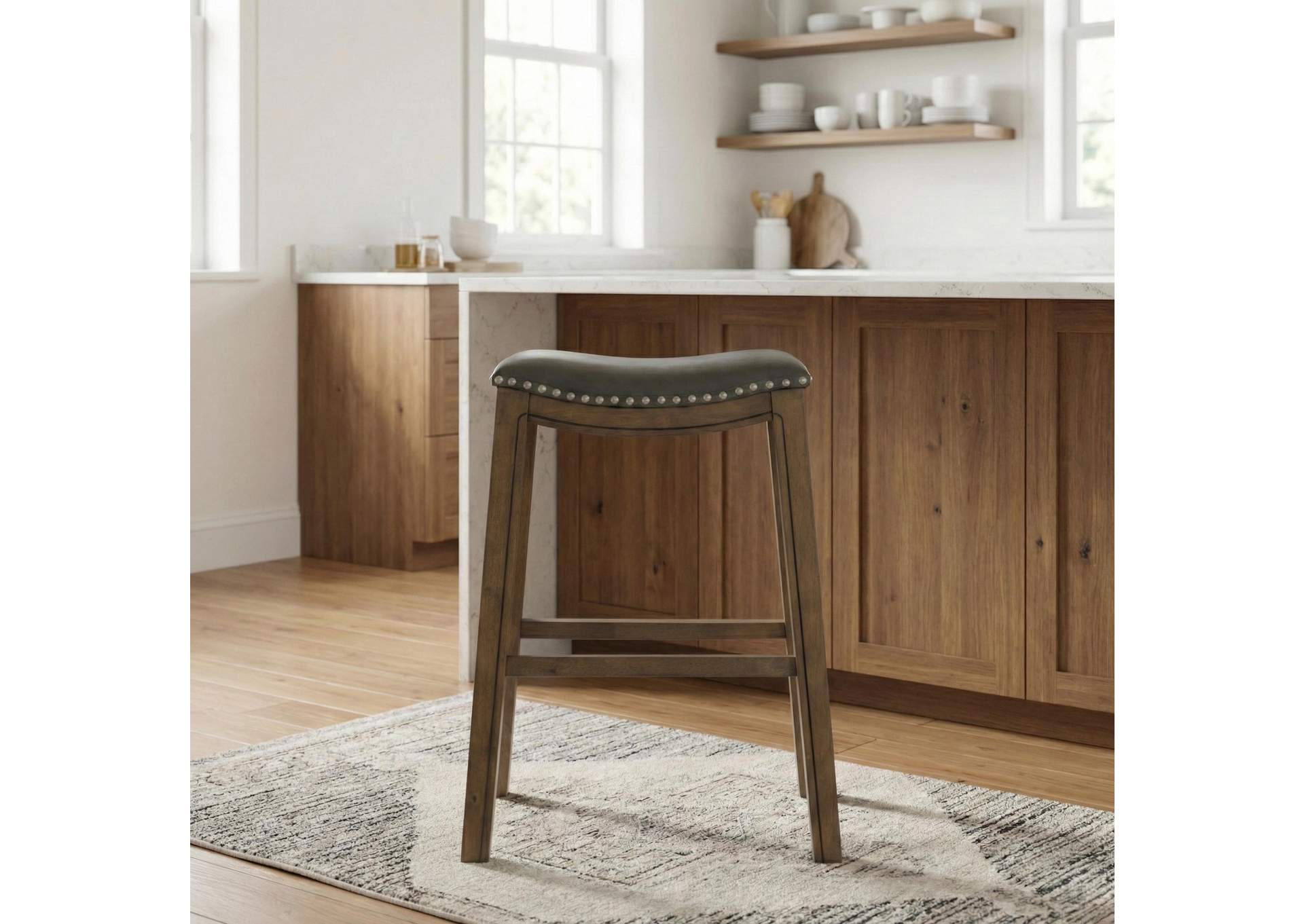 Ordway 29 Pub Height Stool, Gray image 8