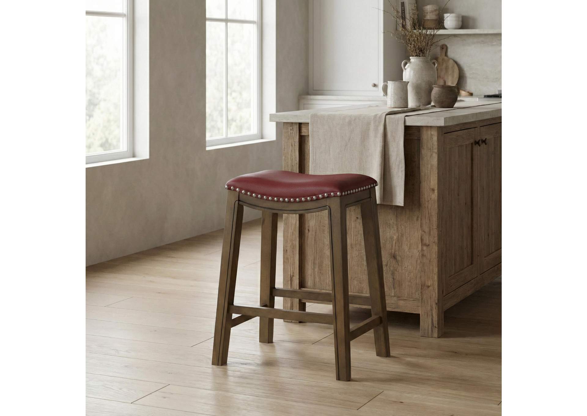 Ordway 24 Counter Height Stool, Red image 10