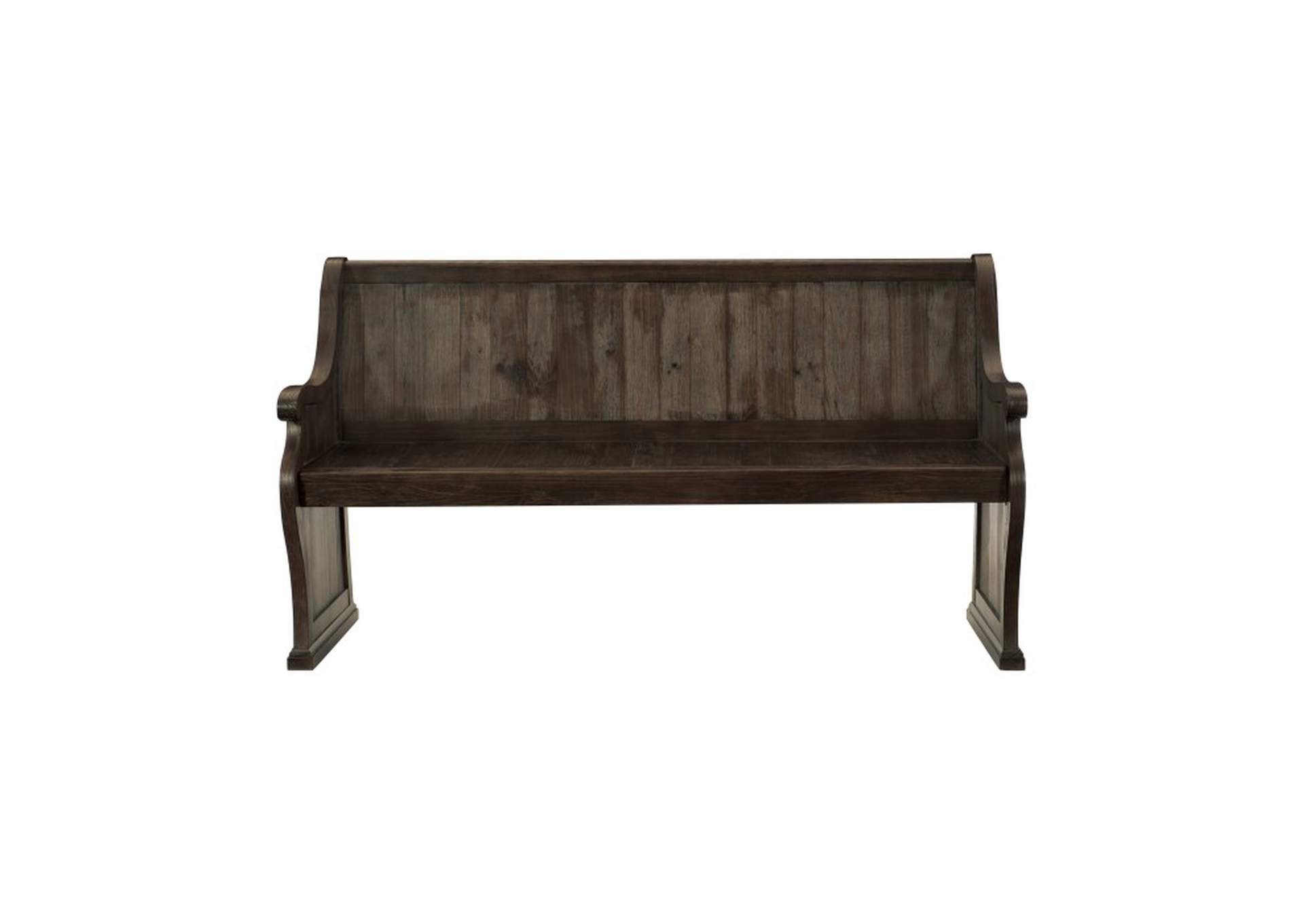 Gloversville Bench with Arms image 1