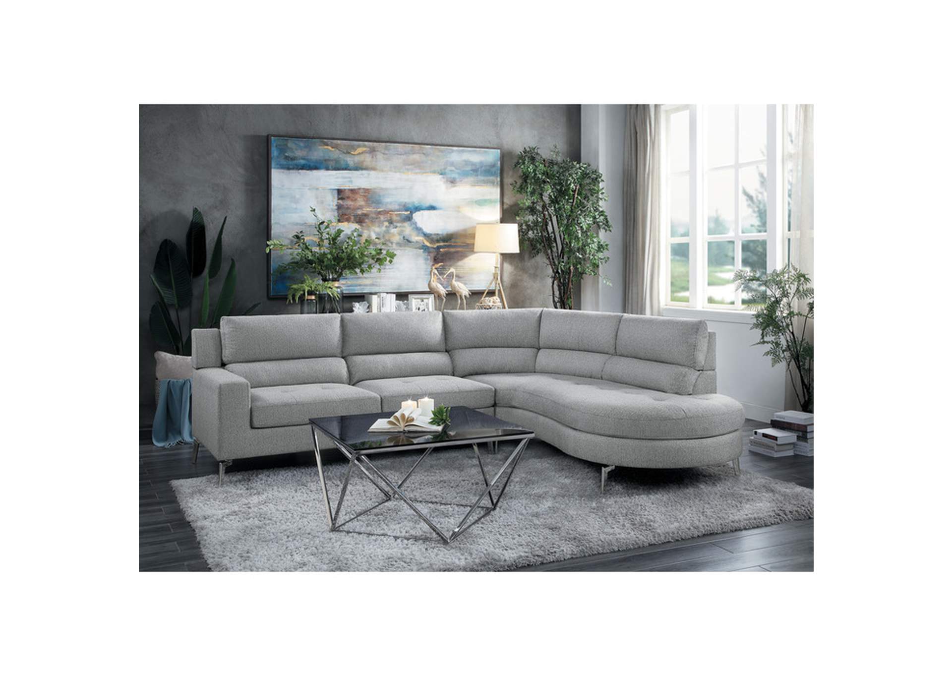 Bonita 2-Piece Sectional with Right Chaise image 5