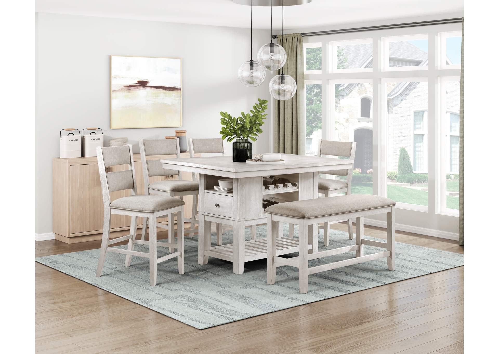 Counter Height Bench image 3