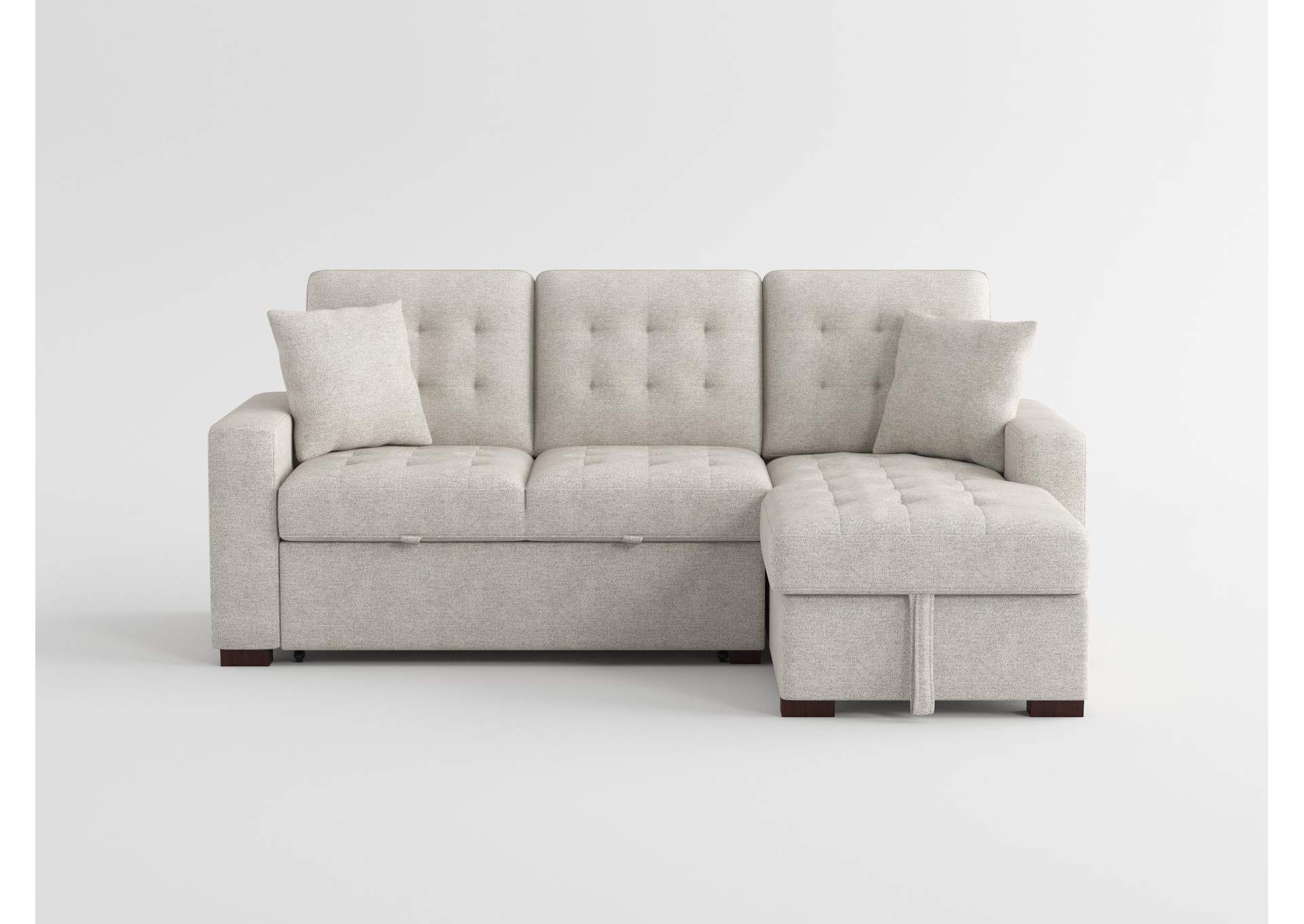 Waitsfield 2-Piece Sectional with Left Chaise, Pull-out Bed and Hidden Storage image 10