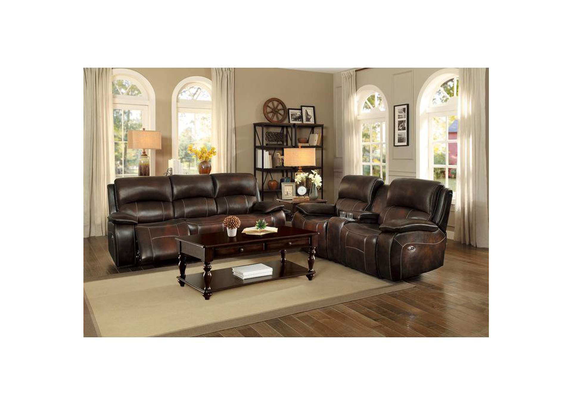 Mahala Power Double Reclining Sofa With Usb Ports image 6