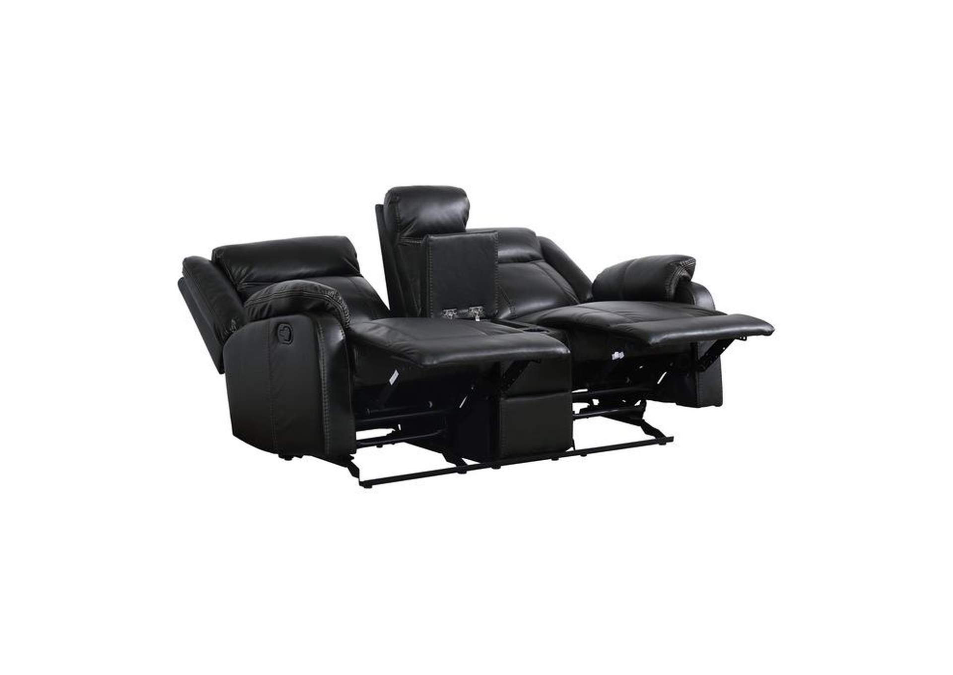 Jude Double Glider Reclining Love Seat With Center Console image 5