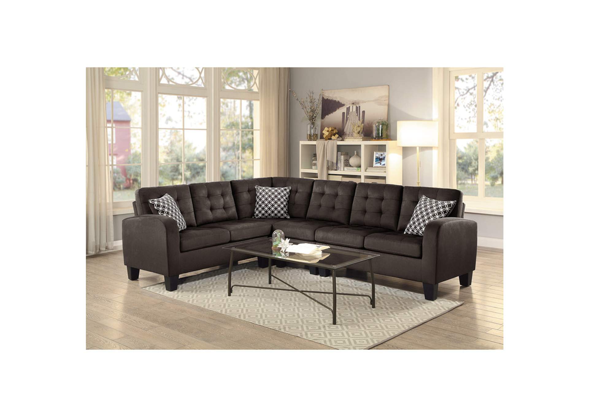 Sinclair 2-Piece Reversible Sectional image 6