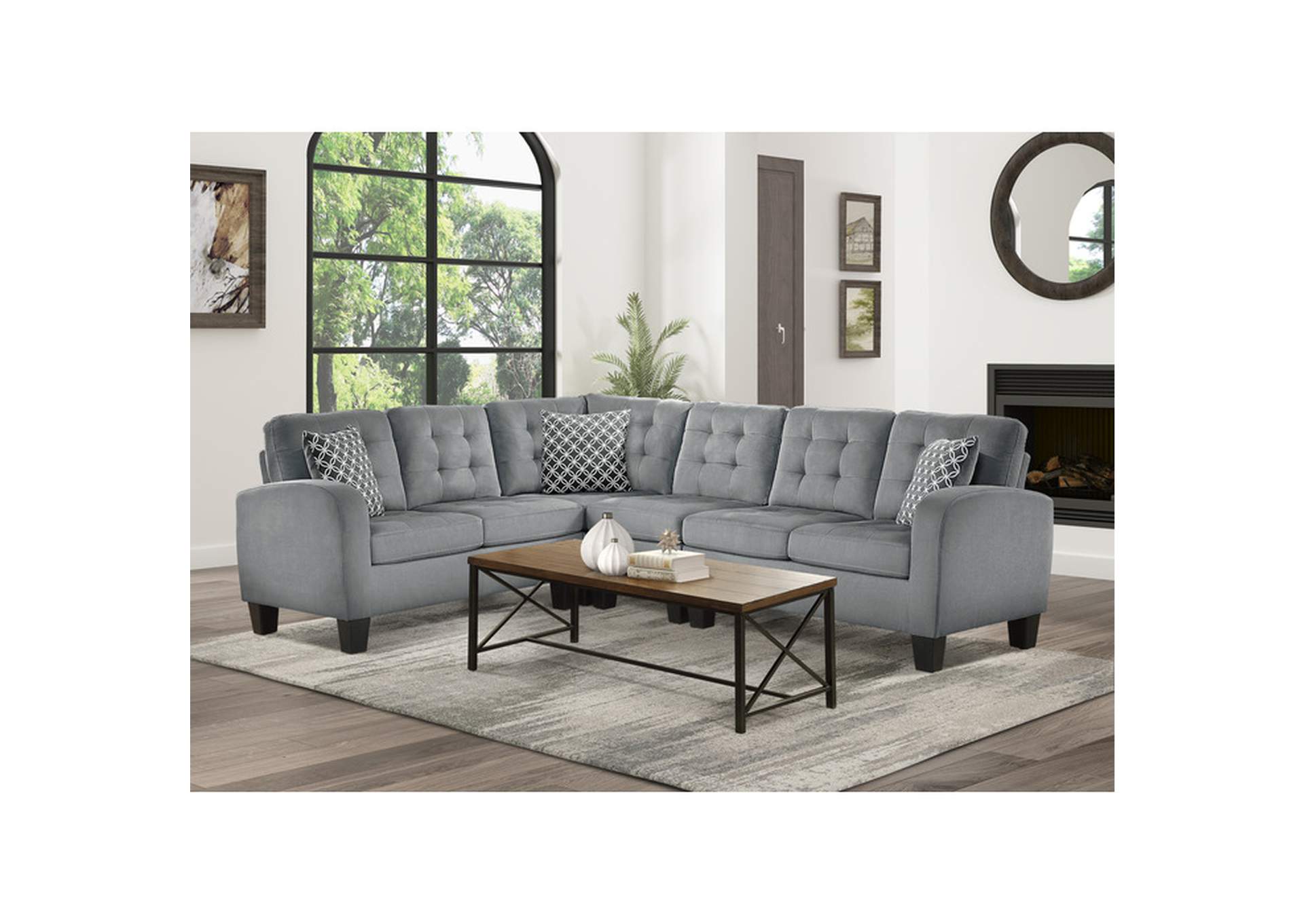 Sinclair 2-Piece Reversible Sectional image 5