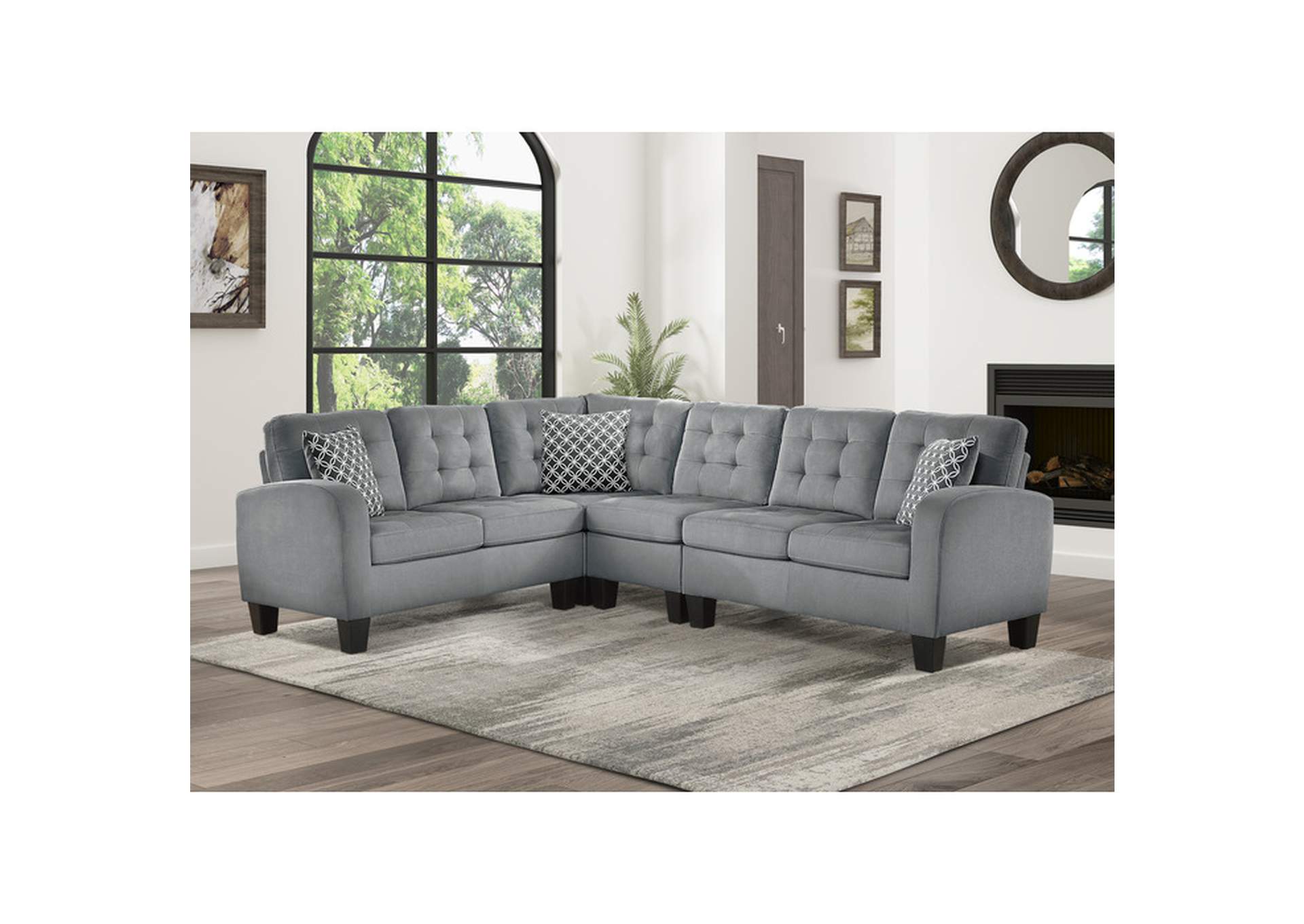 Sinclair 2-Piece Reversible Sectional image 6