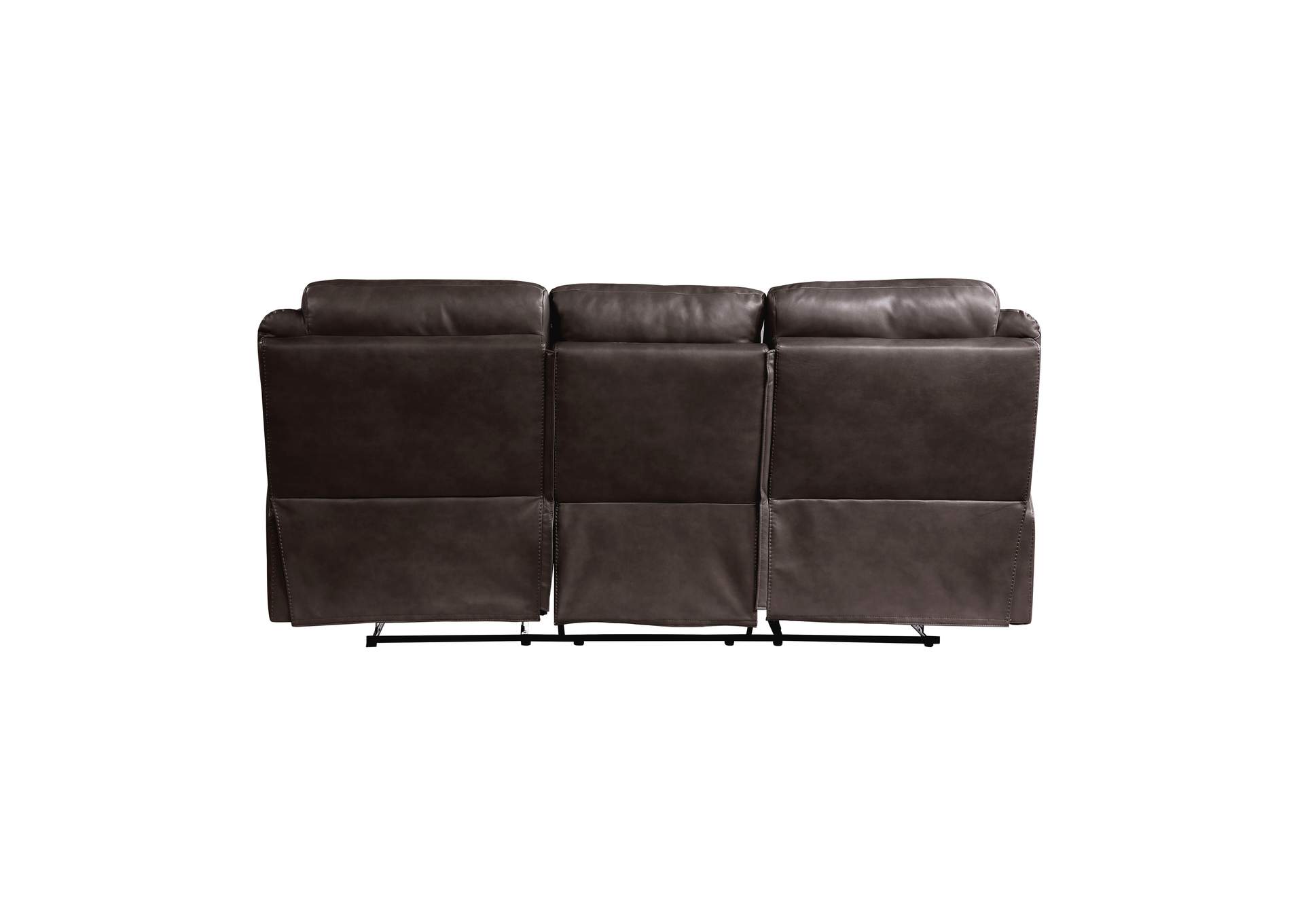 Aram Double Reclining Sofa with Center Drop-Down Cup Holders, Receptacles, Hidden Drawer and USB Ports image 5
