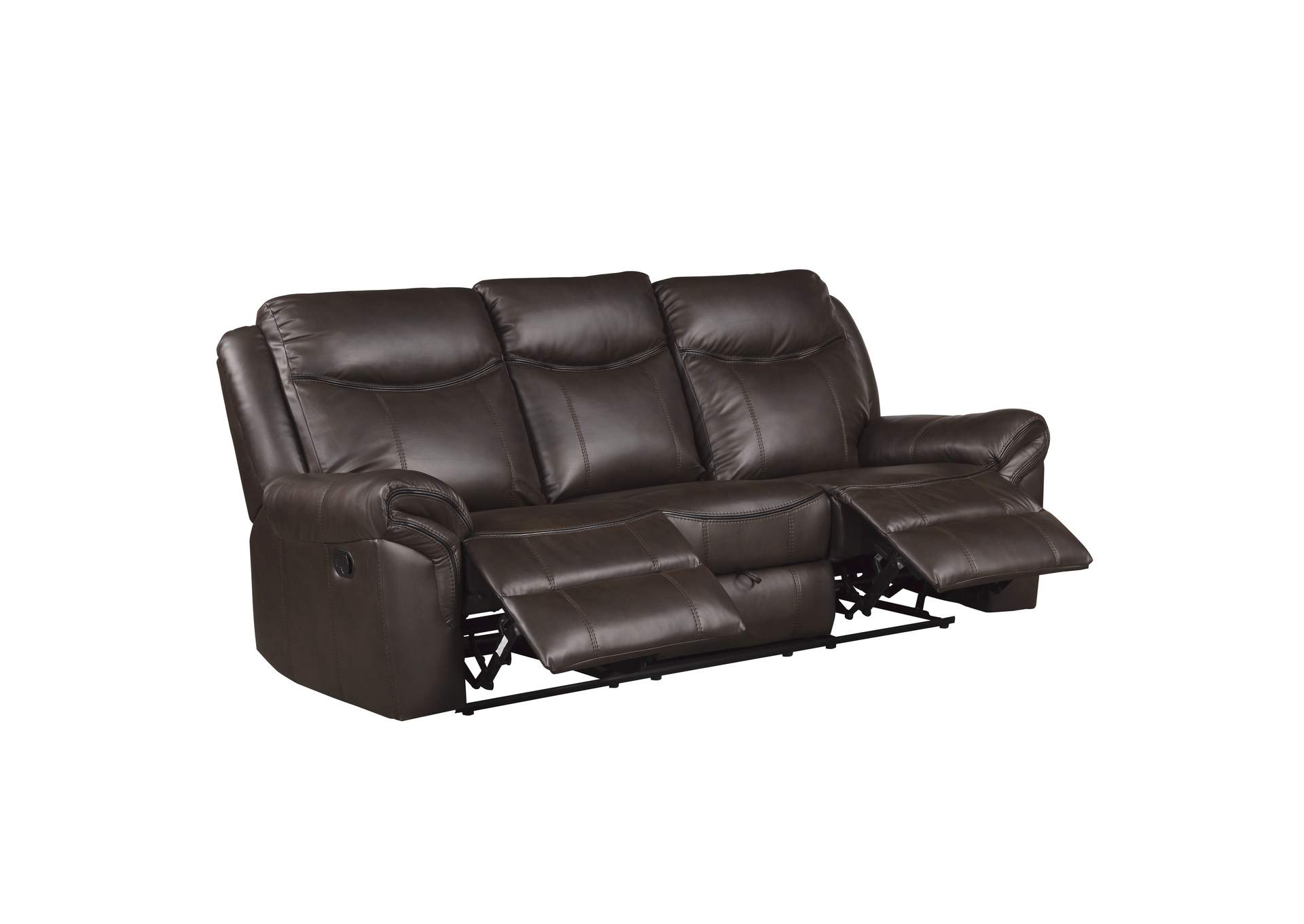 Aram Double Reclining Sofa with Center Drop-Down Cup Holders, Receptacles, Hidden Drawer and USB Ports image 7