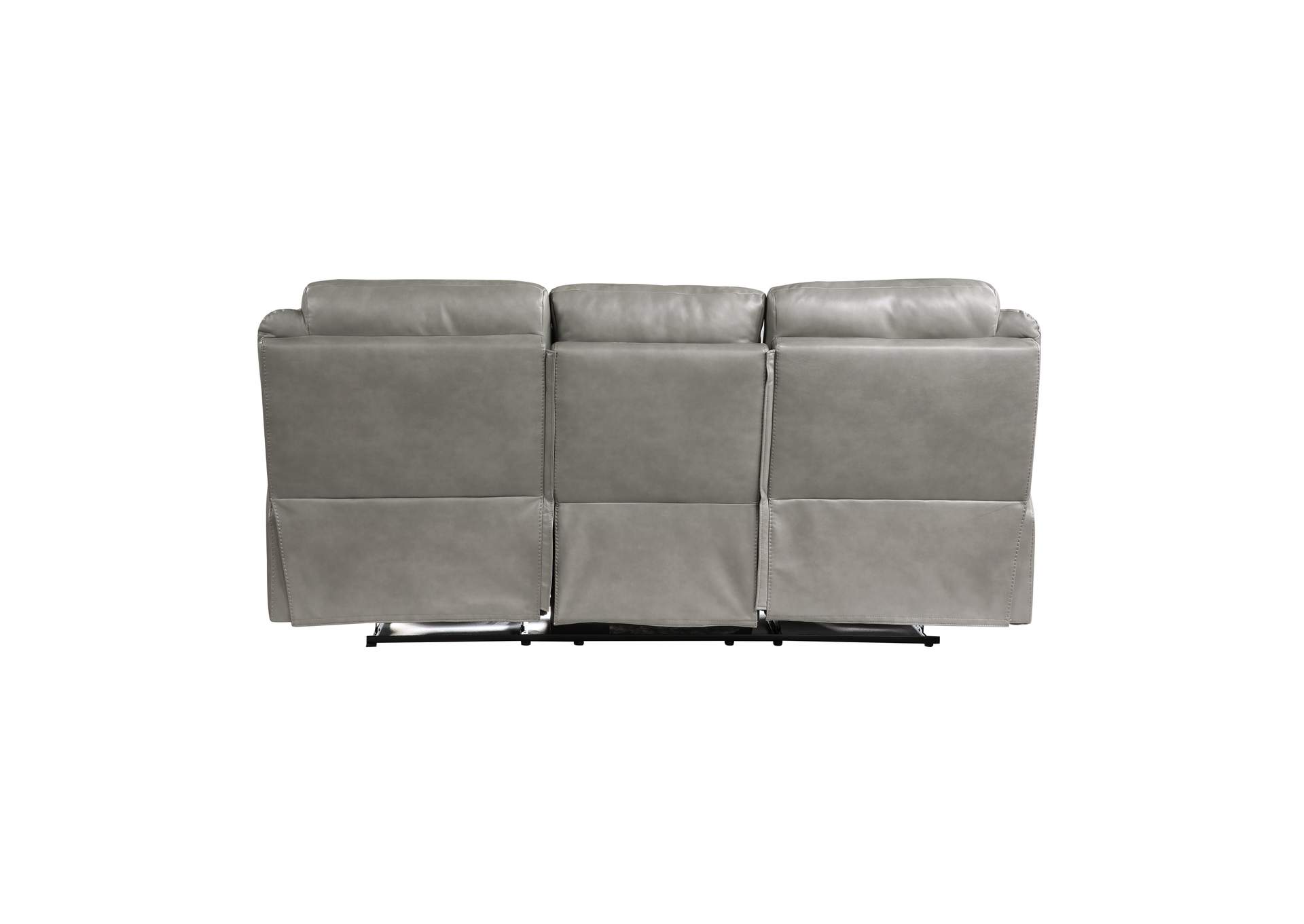Aram Double Reclining Sofa with Center Drop-Down Cup Holders, Receptacles, Hidden Drawer and USB Ports image 3