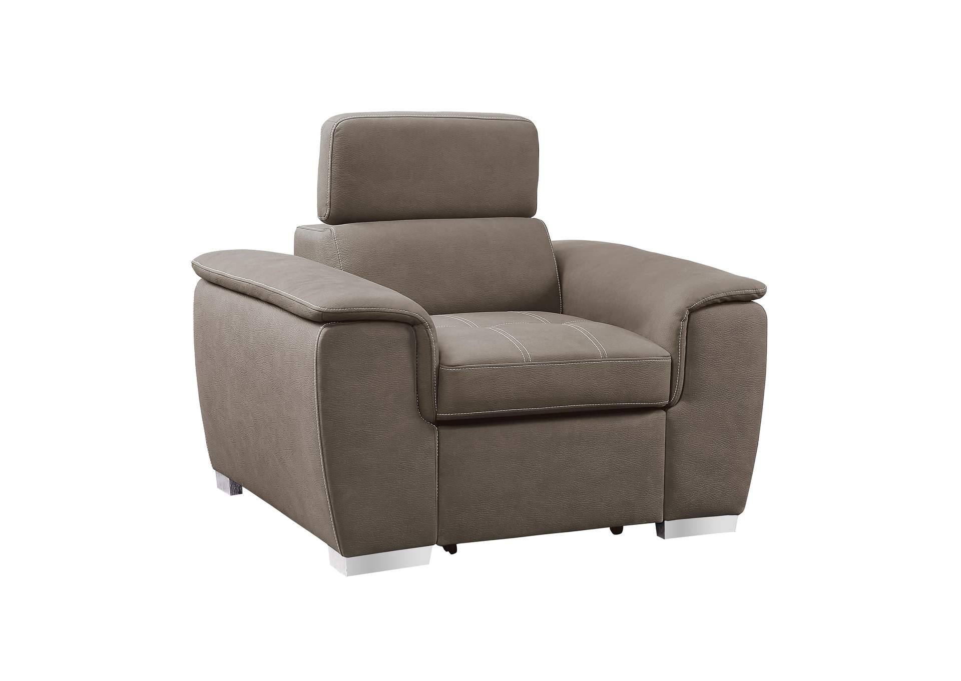 Ferriday Chair with Pull-out Ottoman image 4