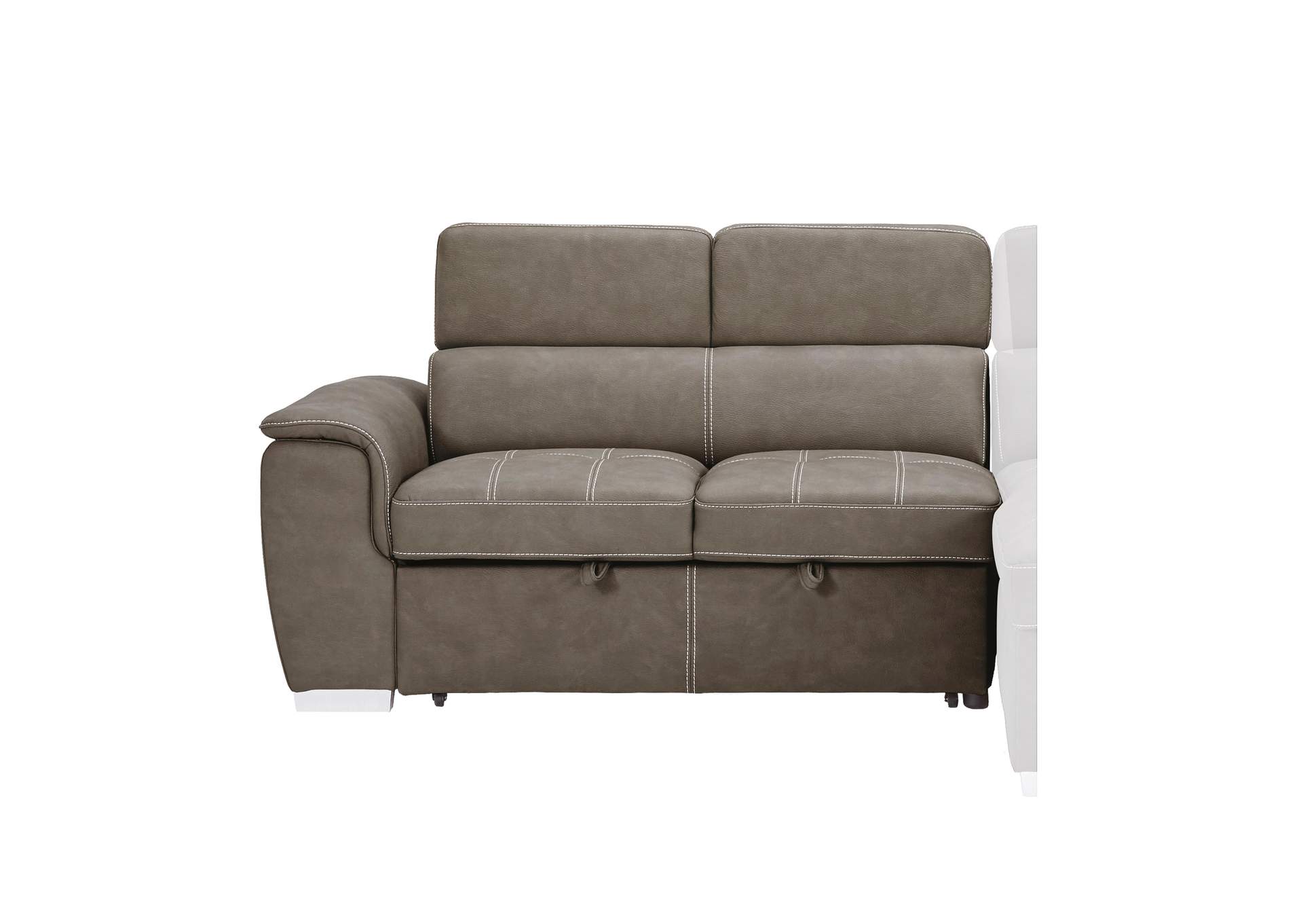 Ferriday 2-Piece Sectional with Adjustable Headrests, Pull-out Bed and Right Chaise with Hidden Storage image 10